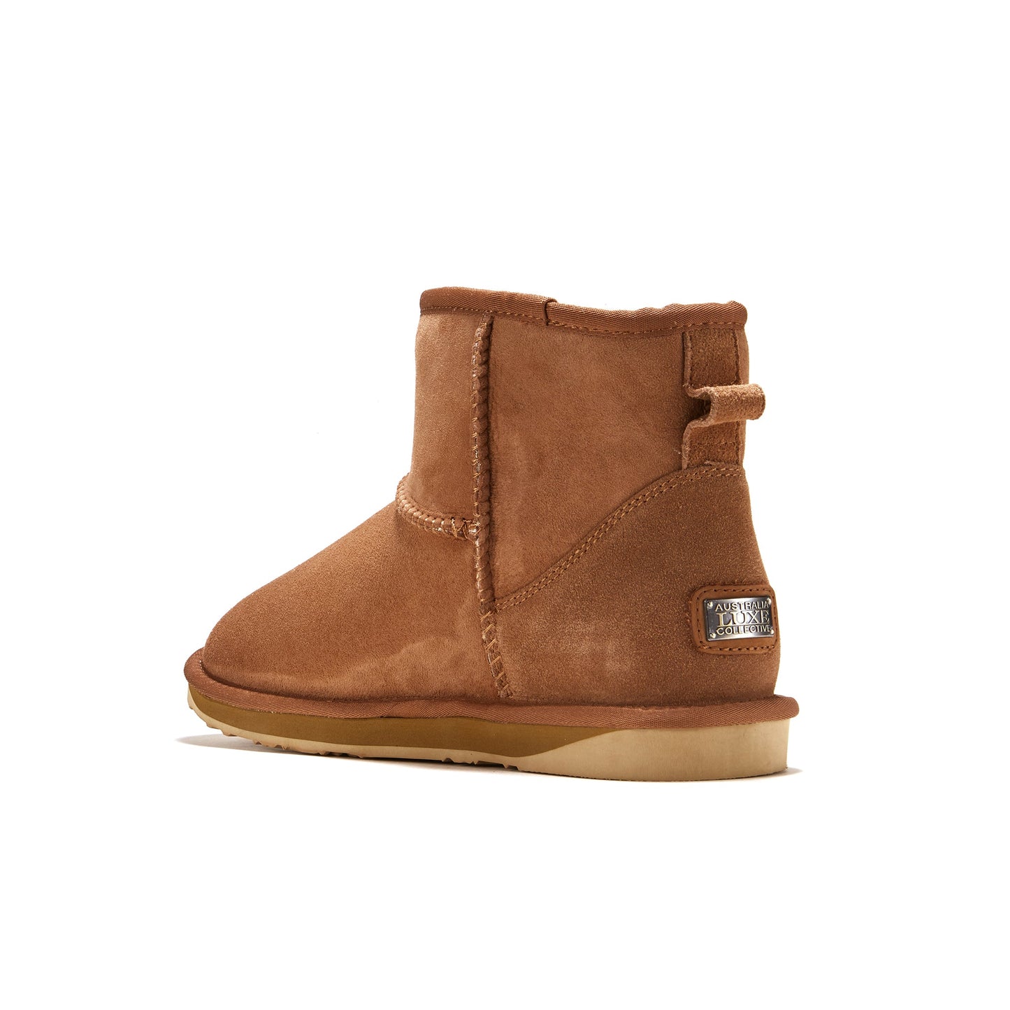 Cosy Extra Short Sheepskin Boot Mens Chestnut