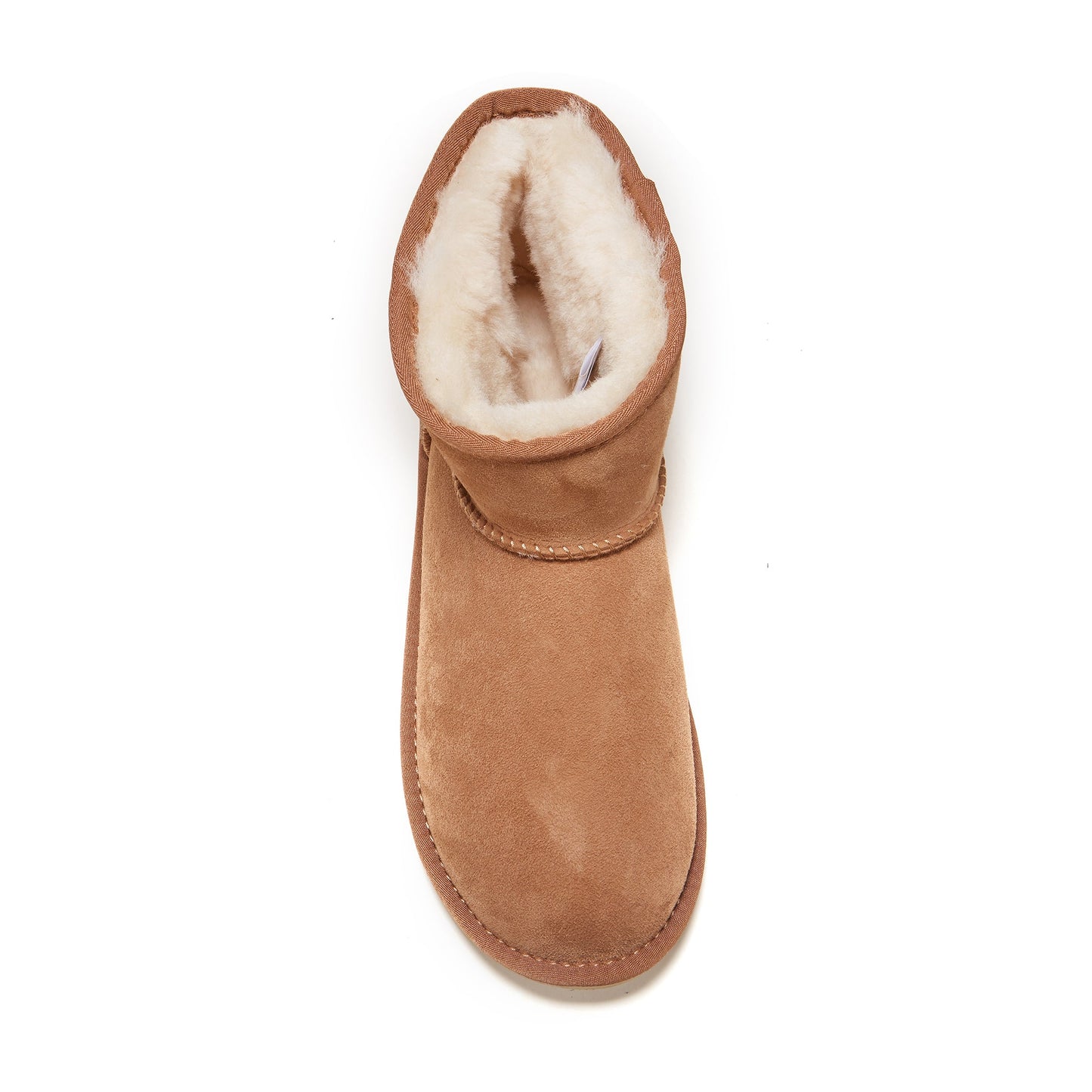 Cosy Extra Short Sheepskin Boot Mens Chestnut