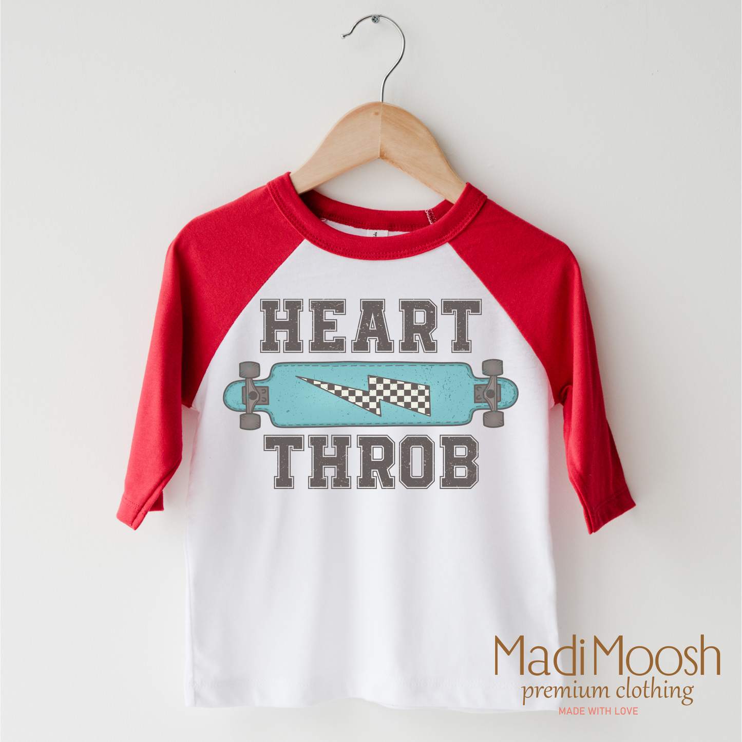 Heart Throb Skater Valentine Shirt - Valentine Tee