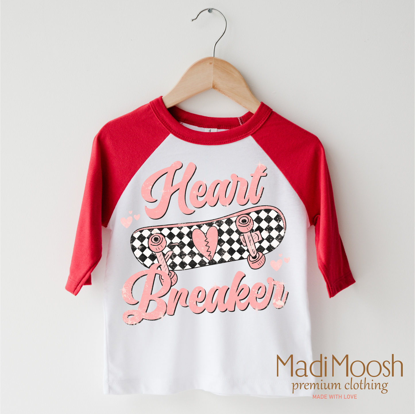 Heart Breaker Skater Valentine Shirt - Valentine Tee