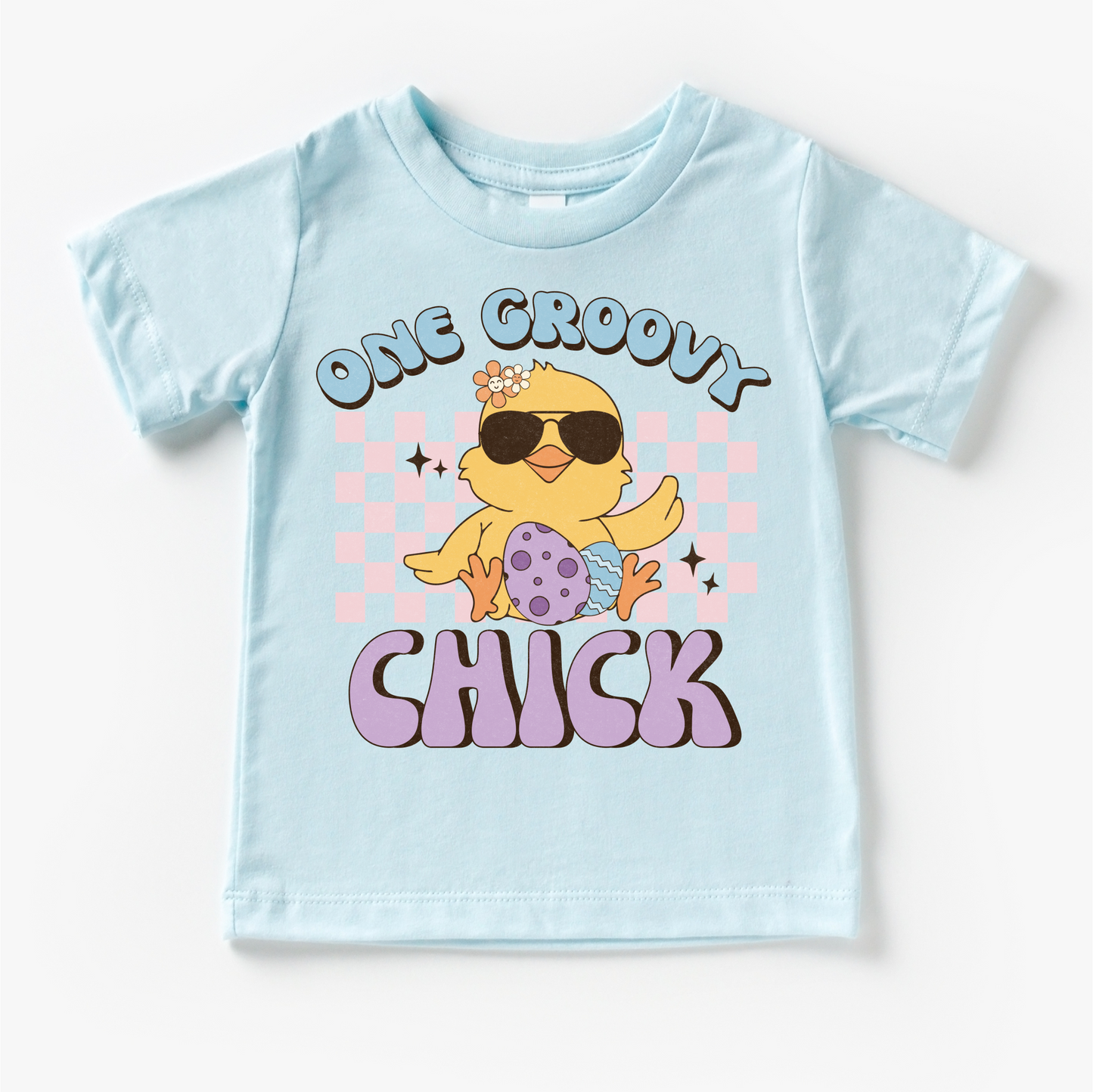 One Groovy Chick Easter Shirt - Easter Chicken Kids & Adult Tee