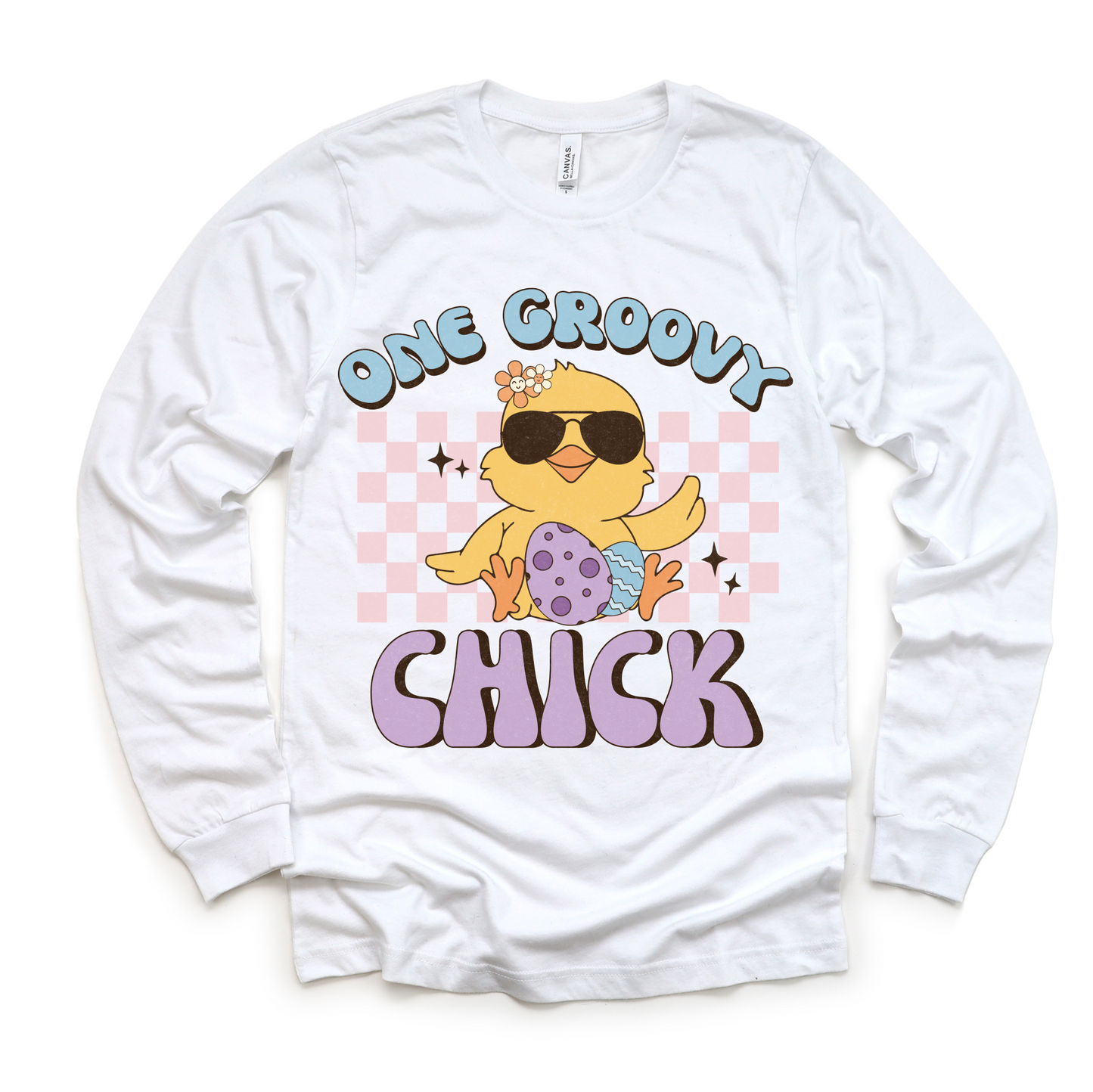 One Groovy Chick Easter Shirt - Easter Chicken Kids & Adult Tee