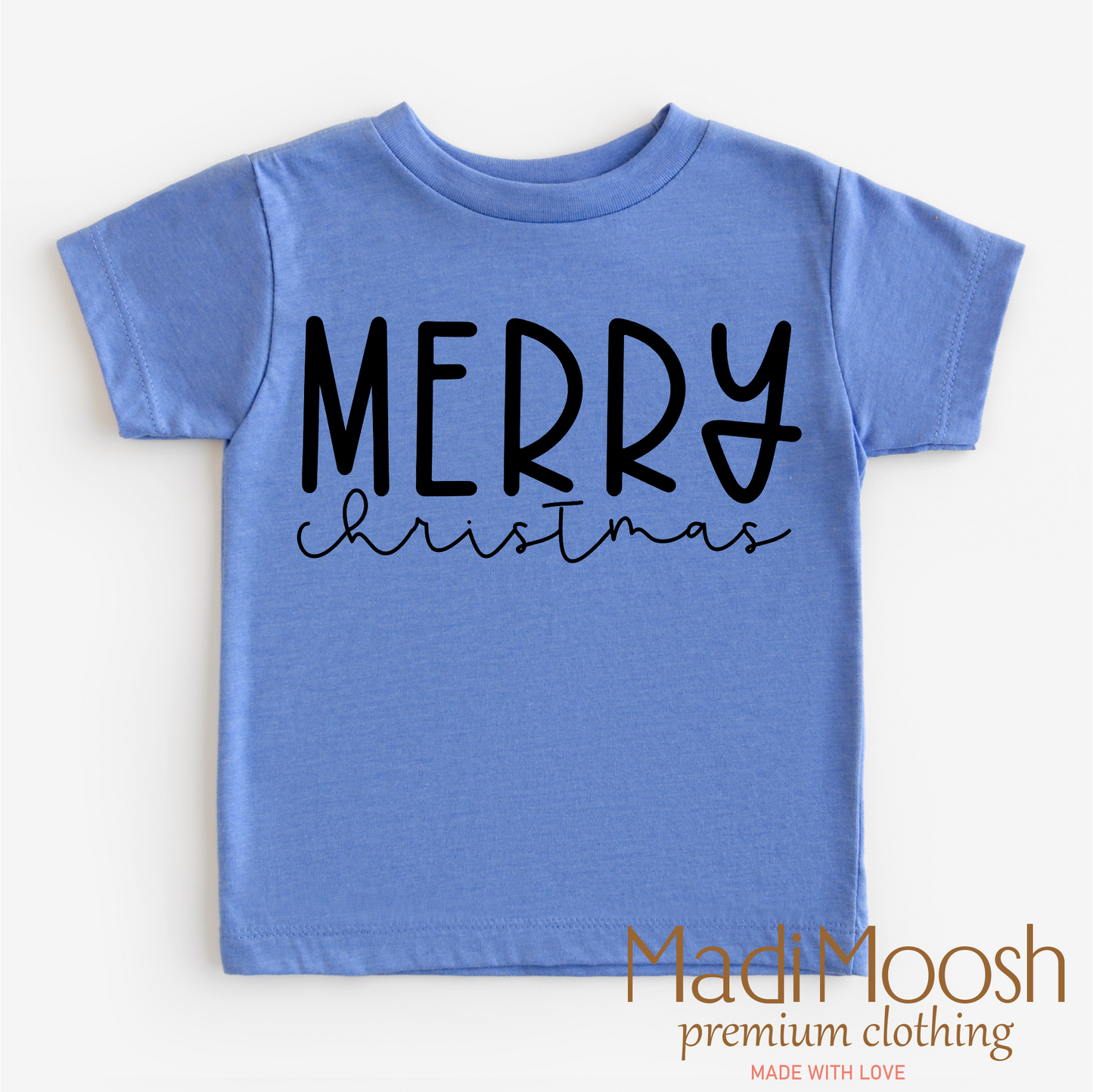 Classic Merry Christmas Shirt Festive Tee Bella Canvas