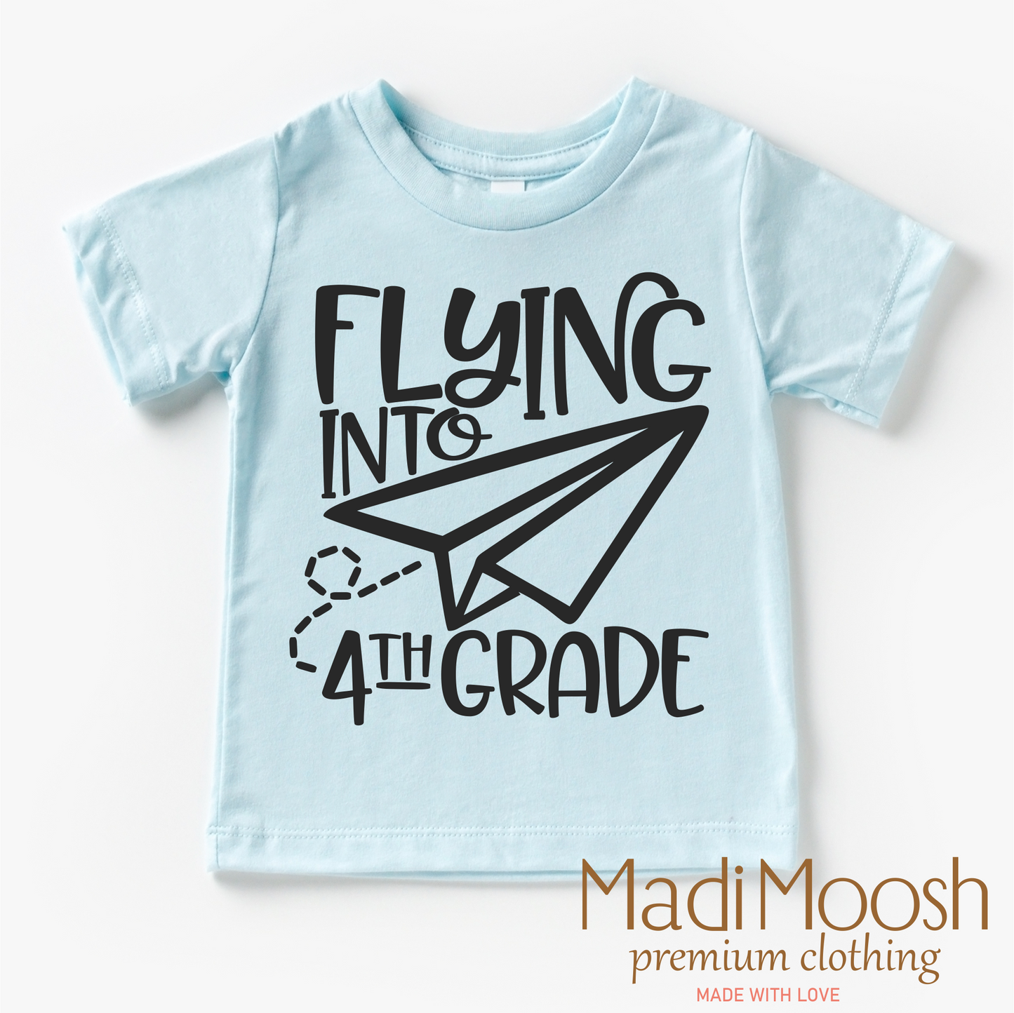 Flying Into 4th Grade Back To School Shirt School Shirt Madi Moosh