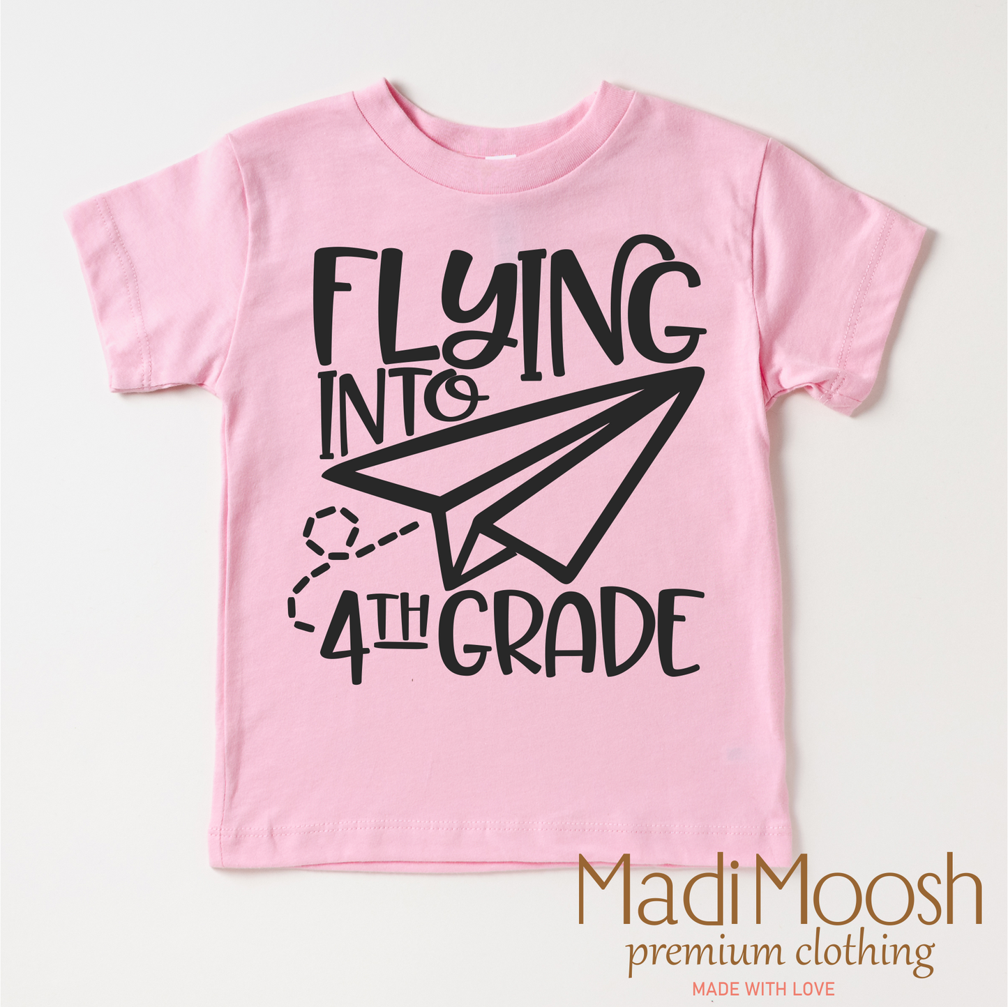 Flying Into 4th Grade Back To School Shirt School Shirt Madi Moosh
