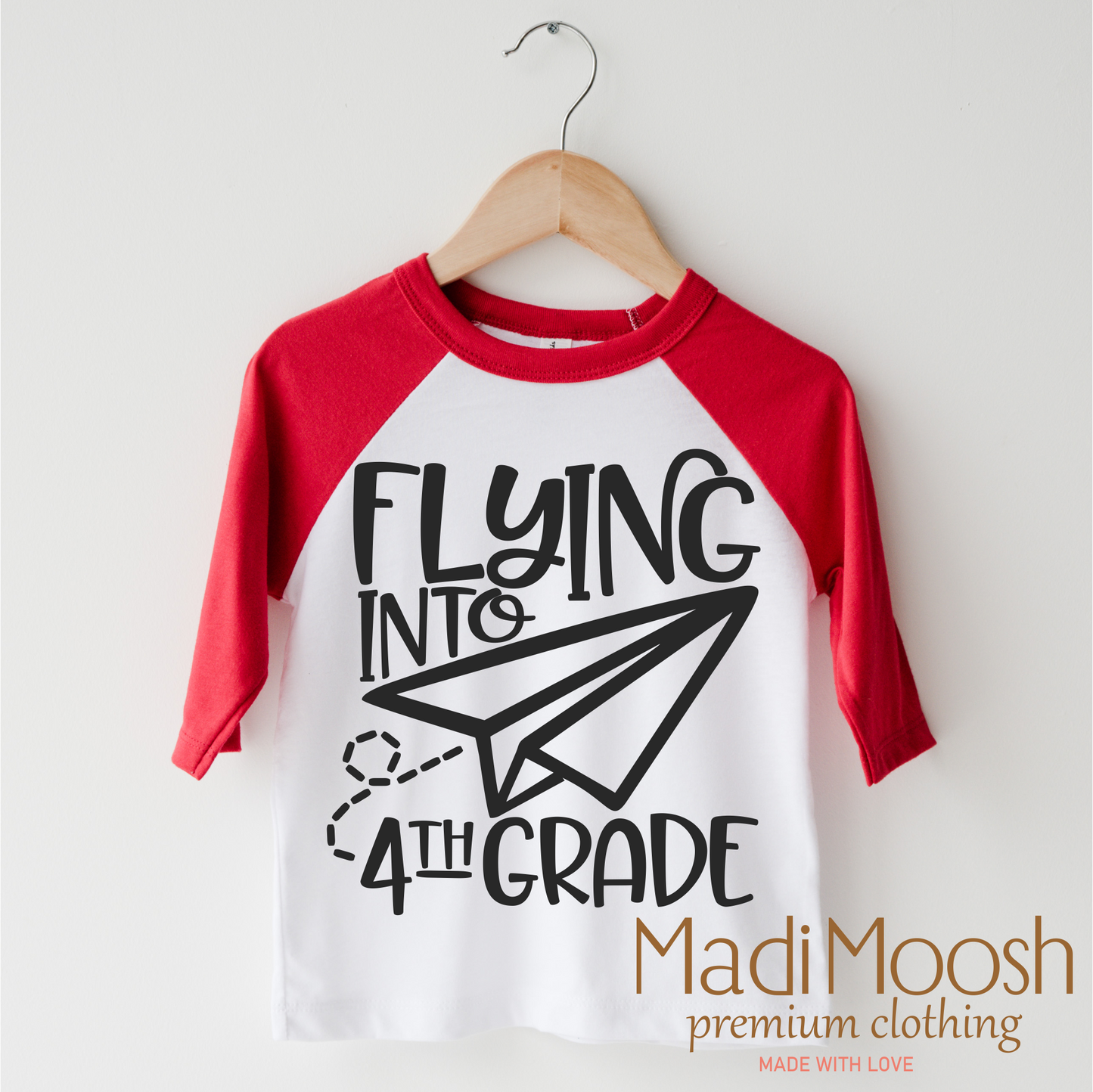 Flying Into 4th Grade Back To School Shirt School Shirt Madi Moosh