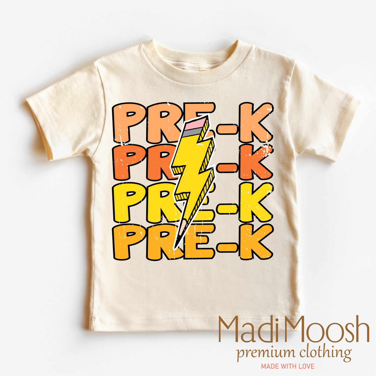 Pre-K Lightning Bolt Shirt - School Shirt