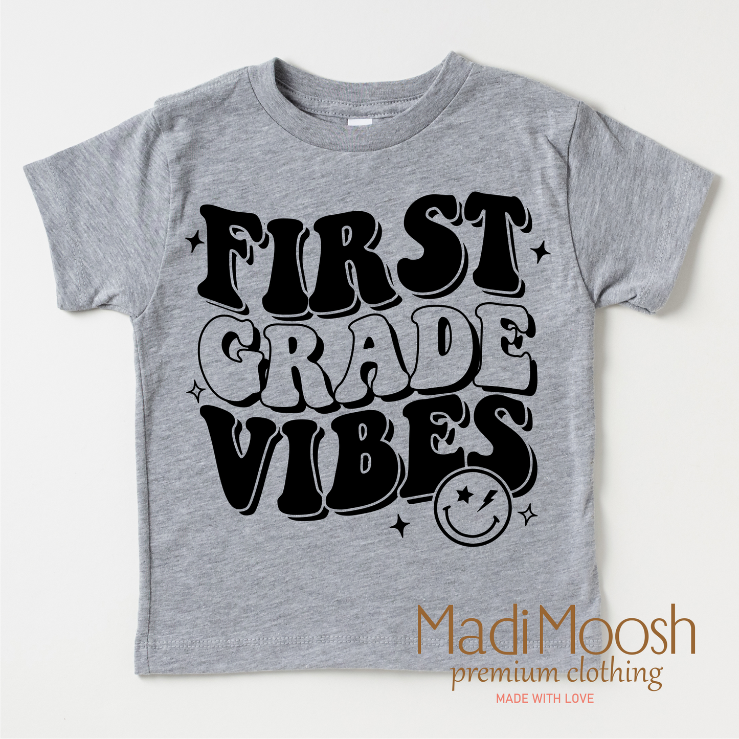 First Grade Vibes Cotton School Shirt Madi Moosh