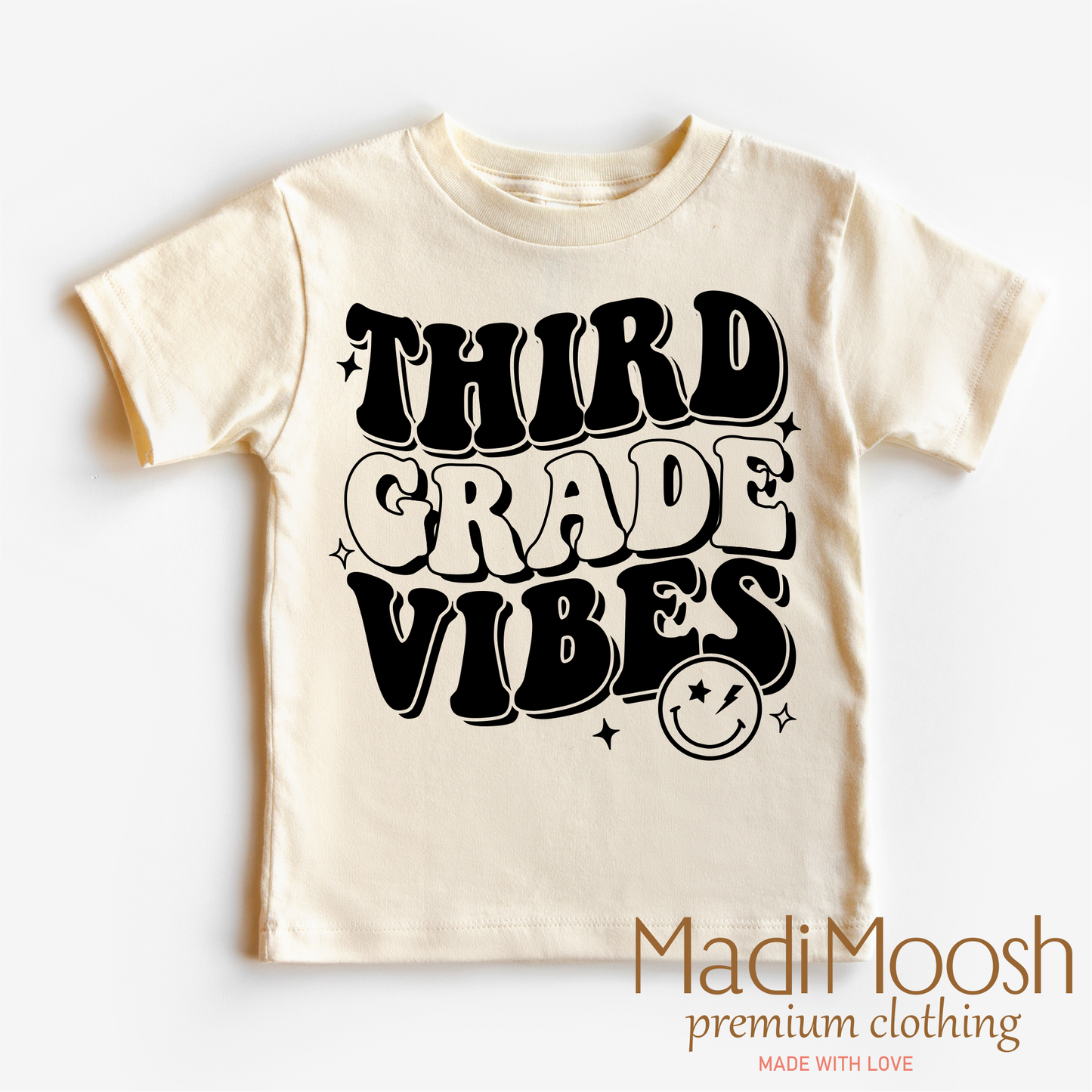Third Grade Vibes Cotton School Shirt Madi Moosh