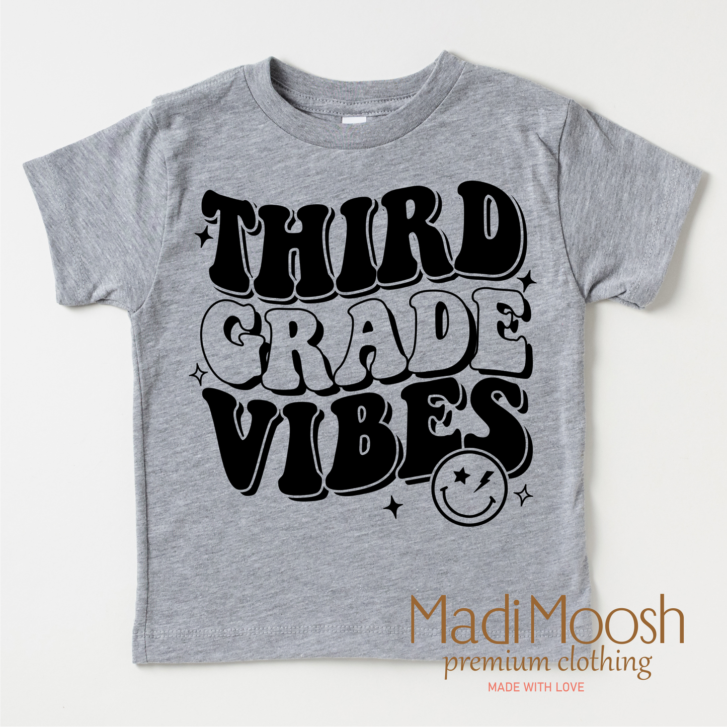 Third Grade Vibes Cotton School Shirt Madi Moosh