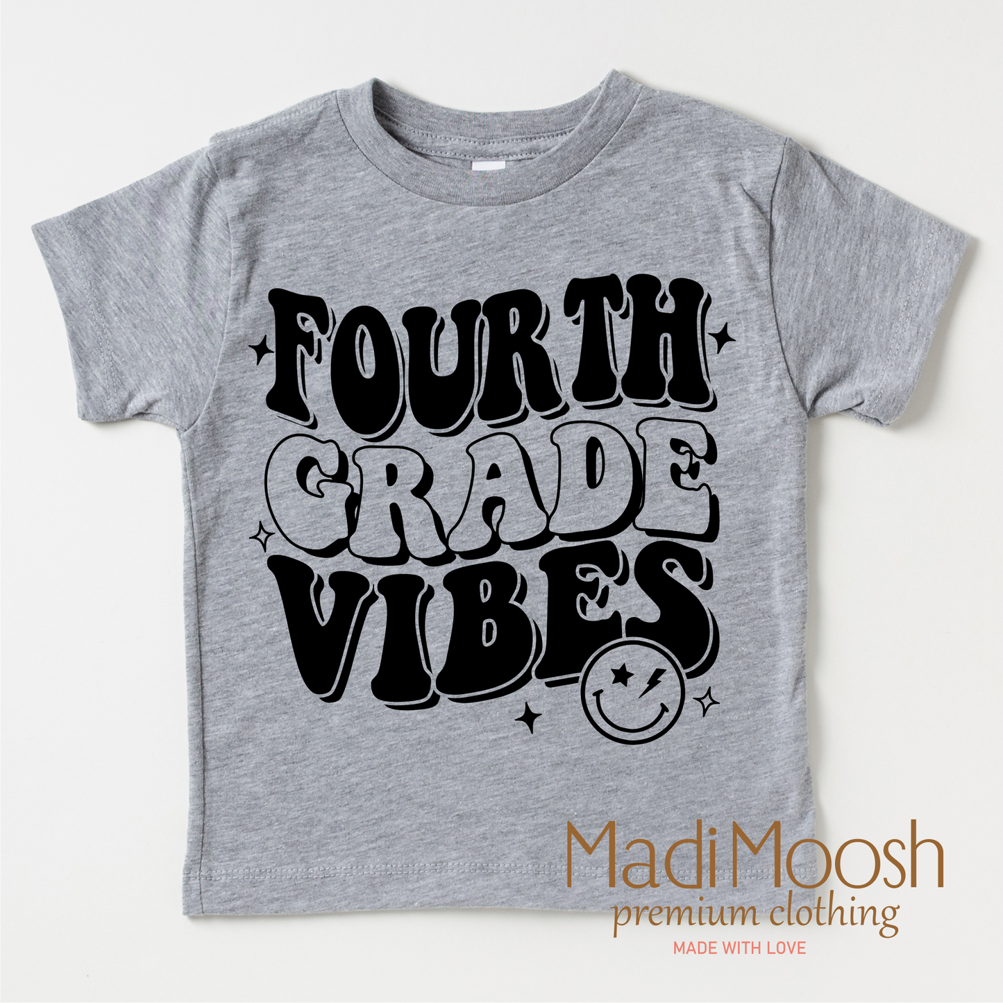 Fourth Grade Vibes Cotton School Shirt Madi Moosh