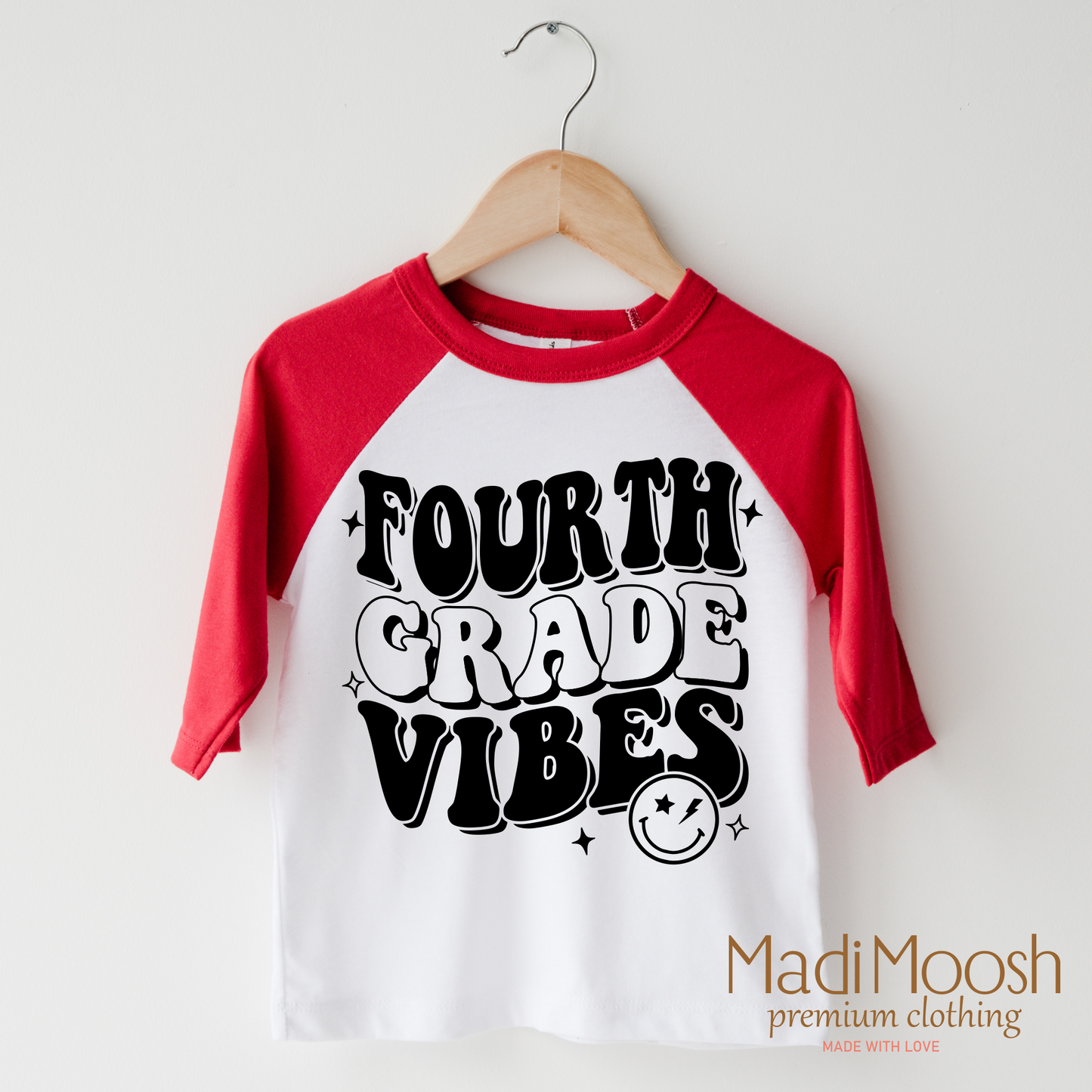 Fourth Grade Vibes Cotton School Shirt Madi Moosh