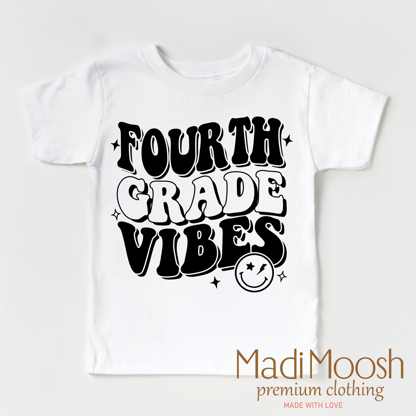 Fourth Grade Vibes Cotton School Shirt Madi Moosh