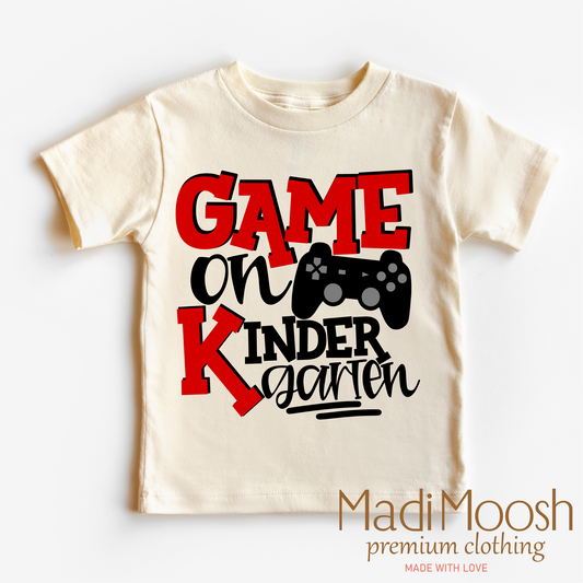 Game On Kindergarten Back To School Shirt School Shirt Madi Moosh