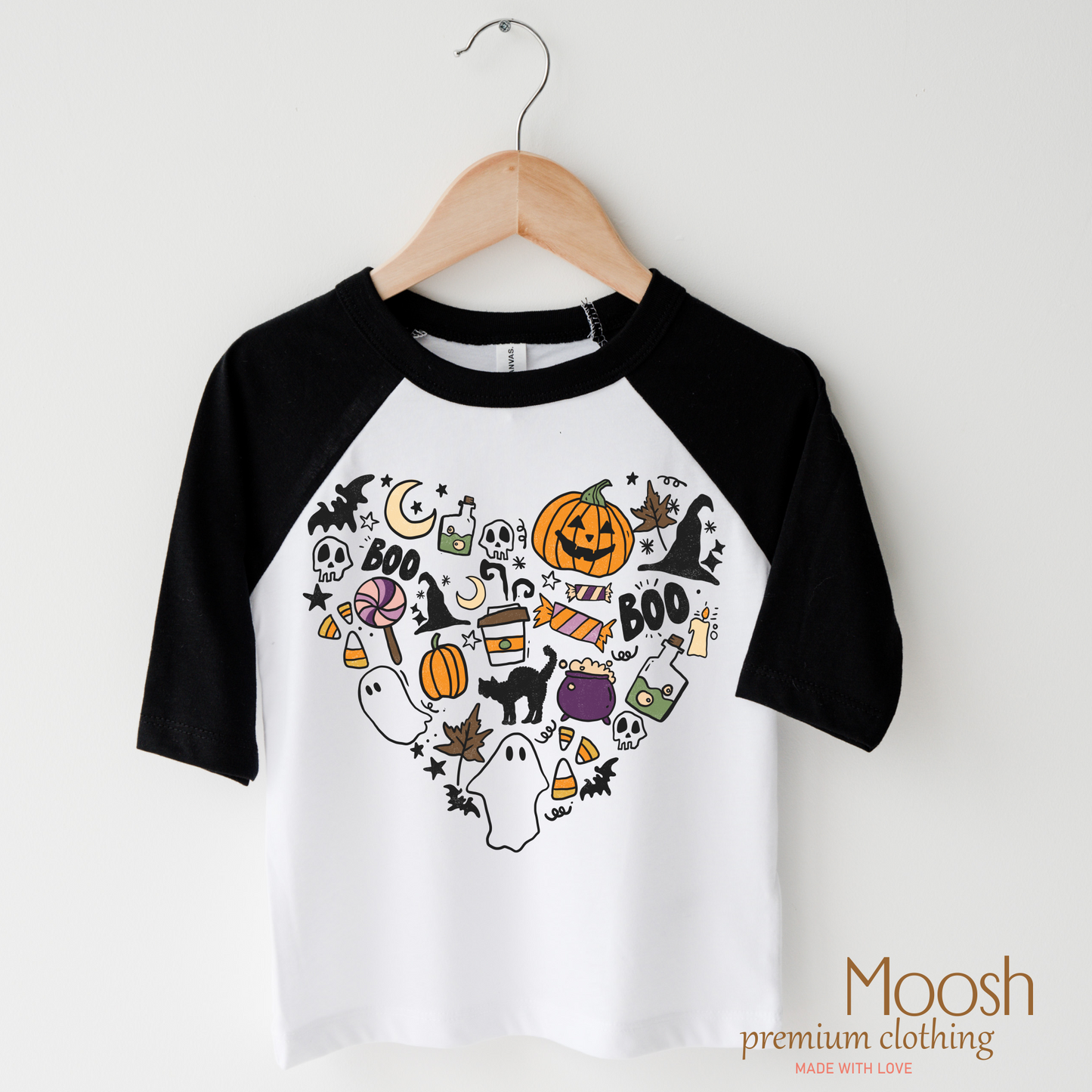 Halloween Heart Shirt I Love Halloween Shirt Madi Moosh