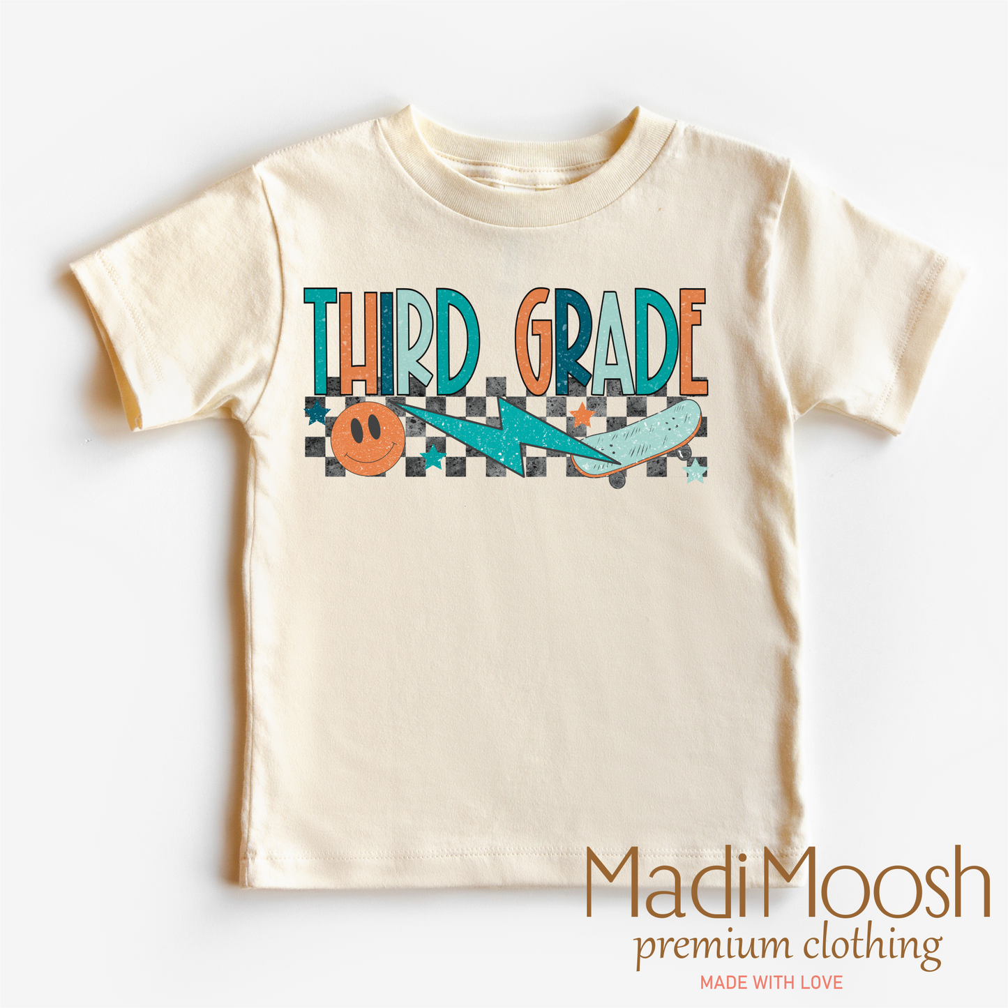 Third Grade Back To School Shirt Kids School Shirt Madi Moosh