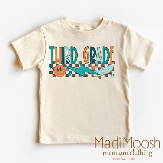 Third Grade Back To School Shirt Kids School Shirt Madi Moosh