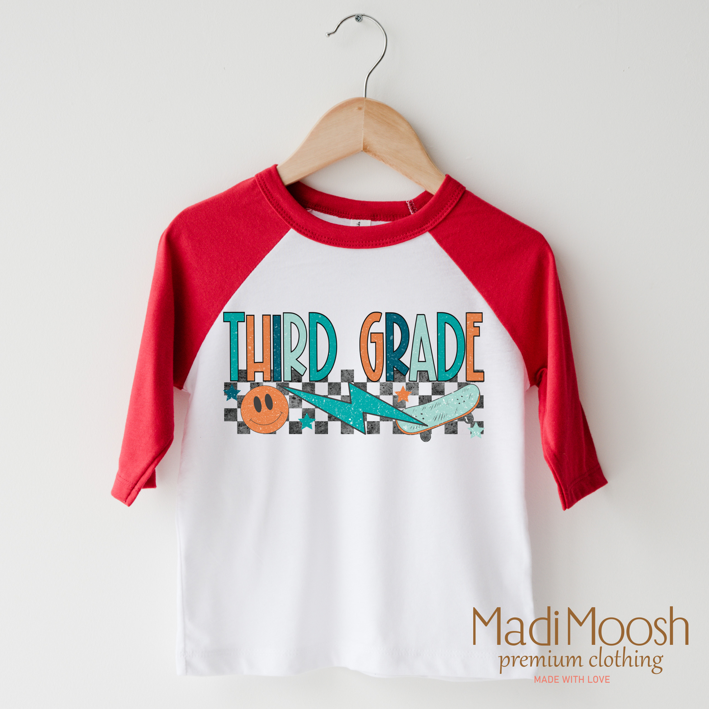 Third Grade Back To School Shirt Kids School Shirt Madi Moosh