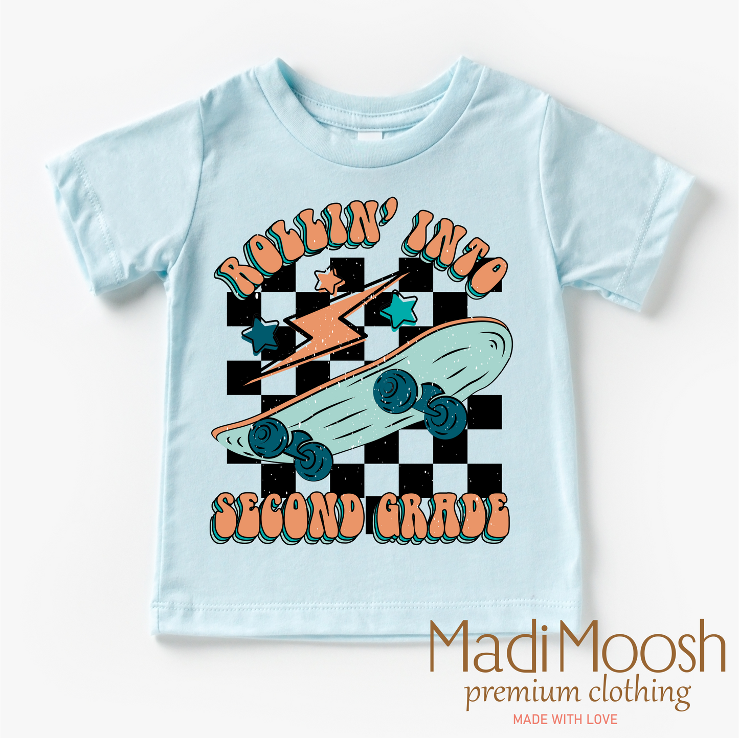 Rollin' Into 2nd Back To School Shirt - School Shirt