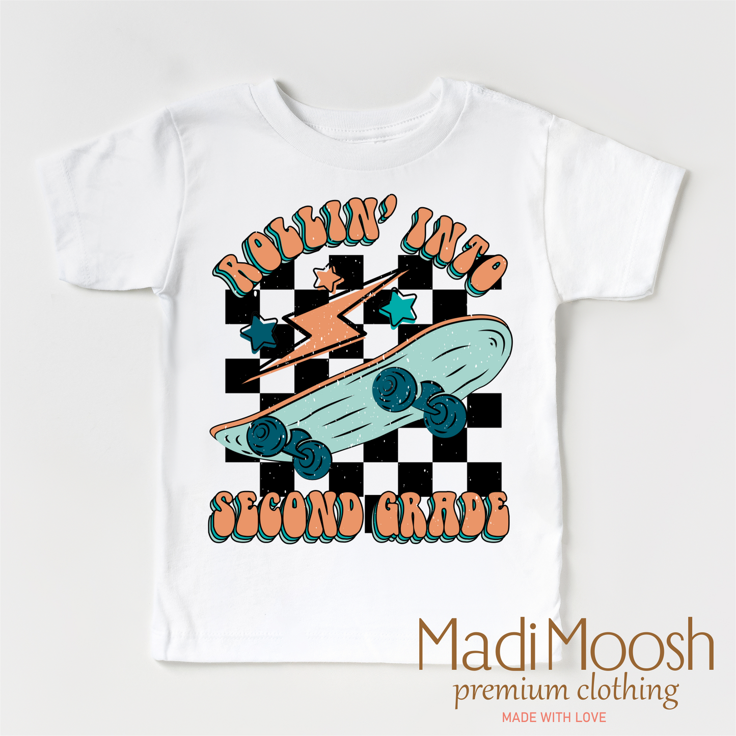 Rollin' Into 2nd Back To School Shirt - School Shirt