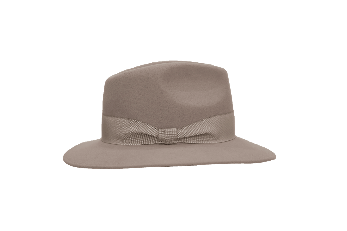 Wool Panama Hat Light Pink Wide-Brim for Women Le Réussi