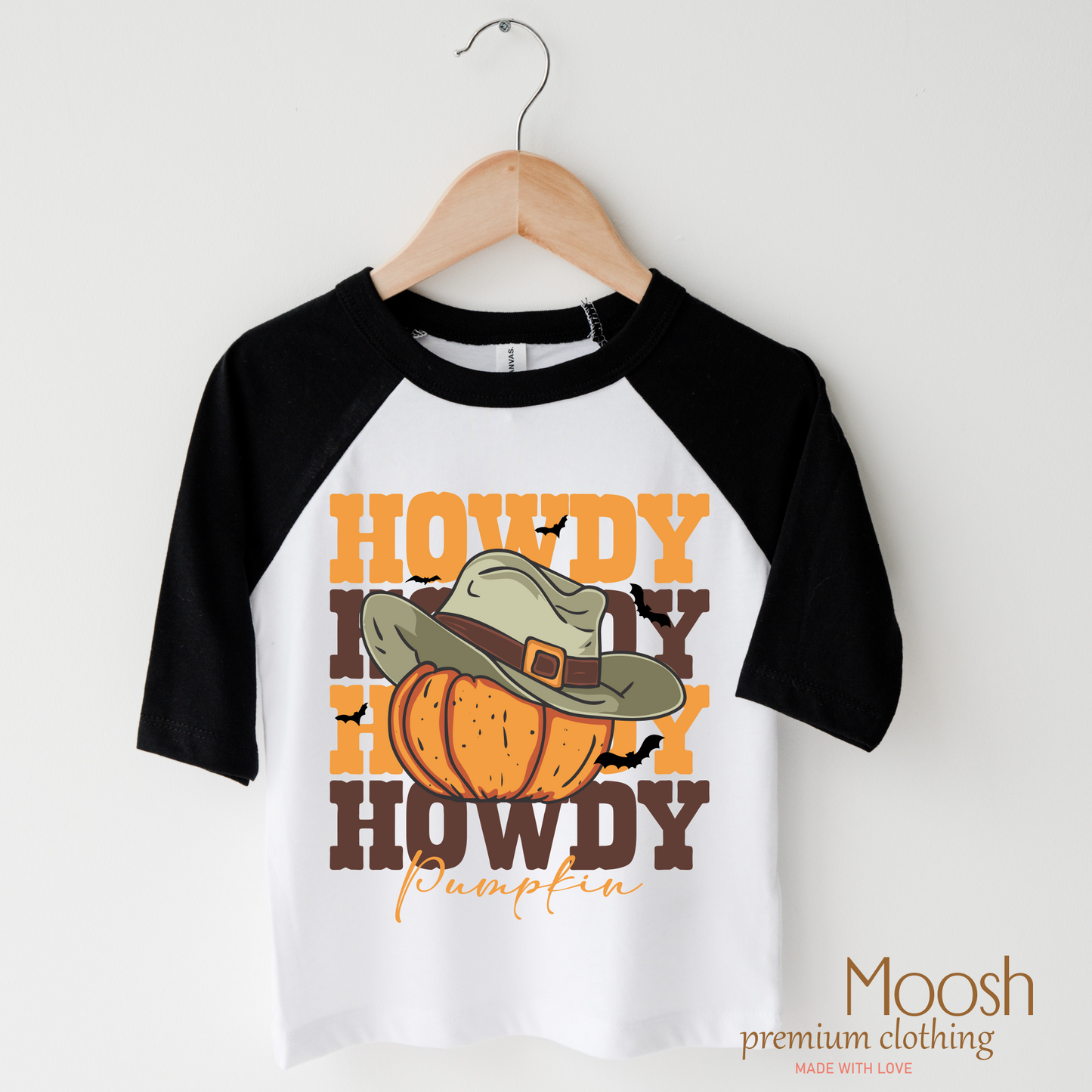 Howdy Pumpkin Halloween Shirt Bella Canvas