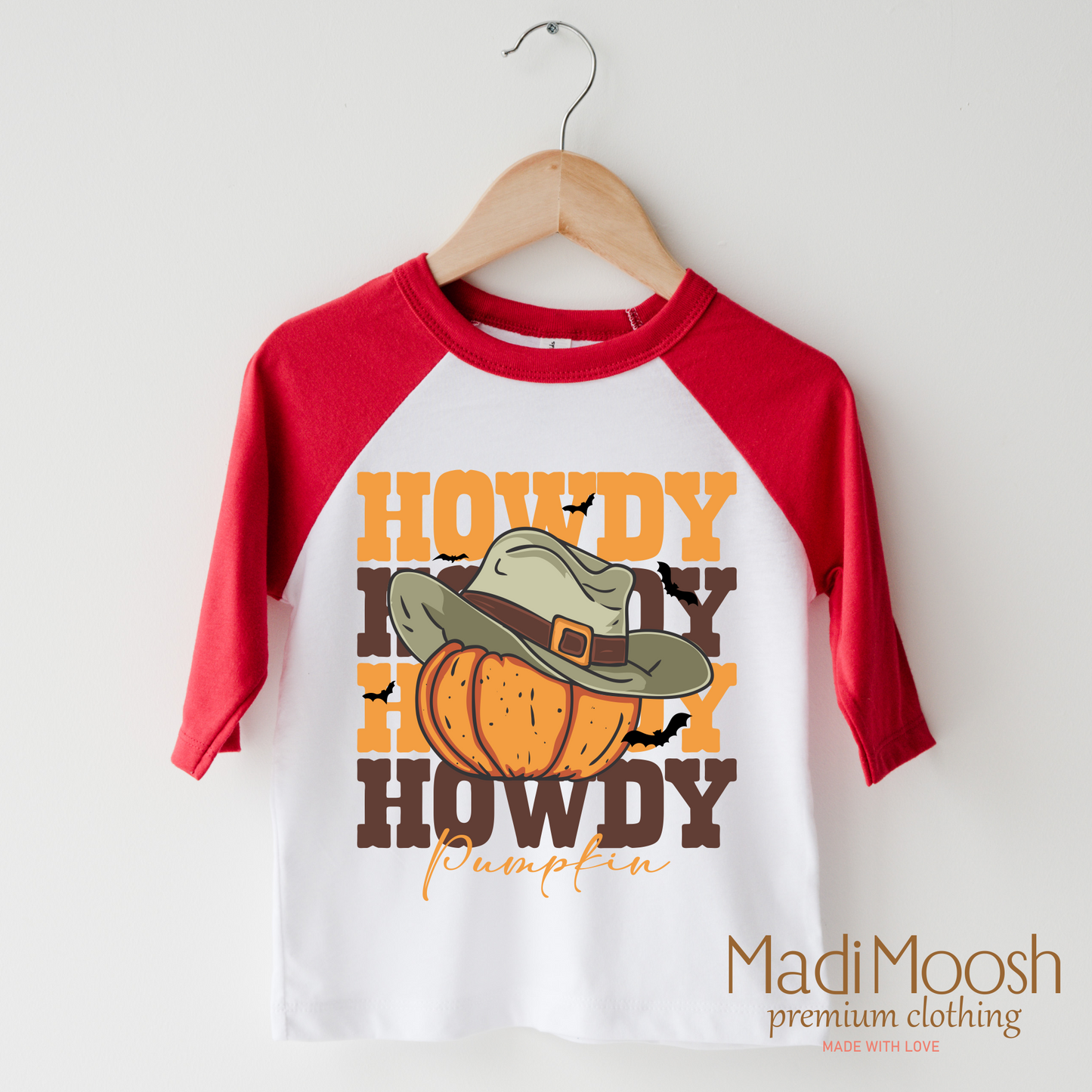 Howdy Pumpkin Halloween Shirt Bella Canvas