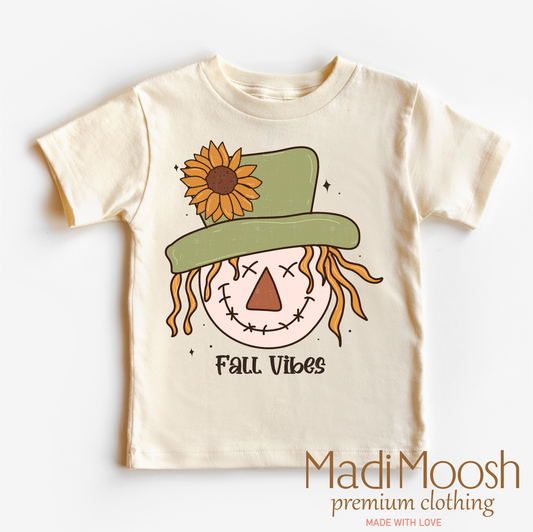 Fall Vibes Scarecrow Shirt Fall Tee Madi Moosh