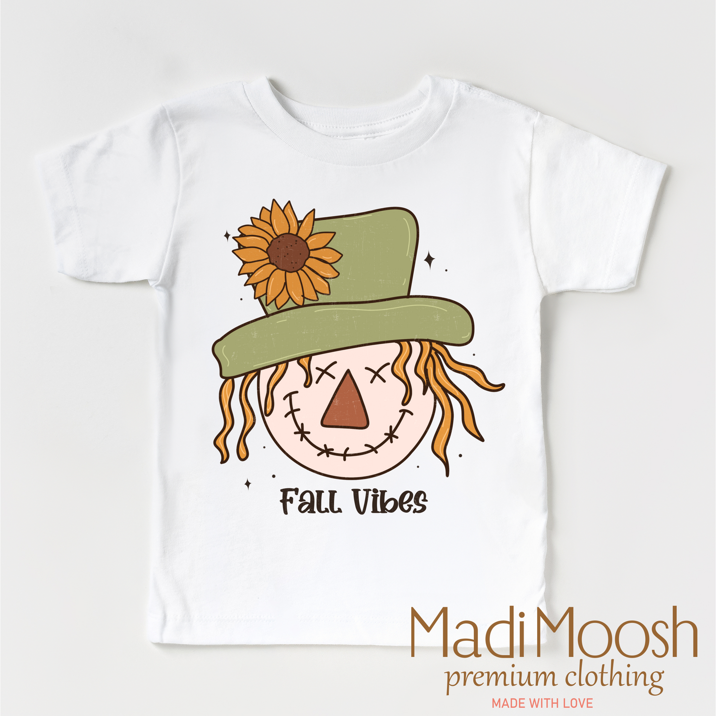 Fall Vibes Scarecrow Shirt Fall Tee Madi Moosh