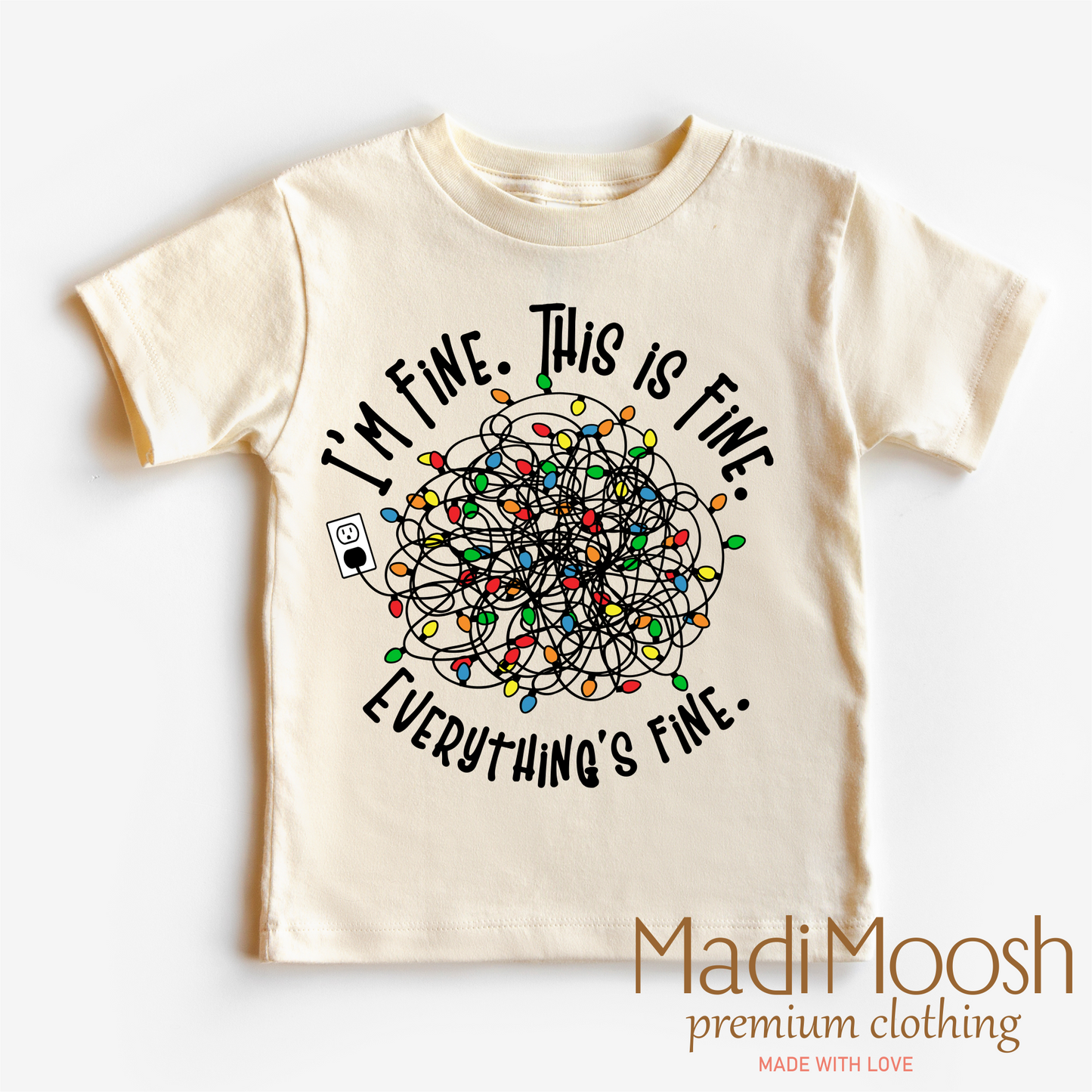 I'm Fine This is Fine Everything Is Fine Christmas Shirt Madi Moosh