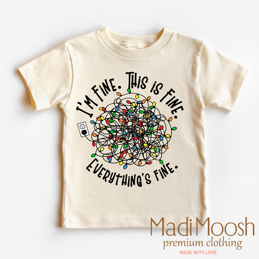 I'm Fine This is Fine Everything Is Fine Christmas Shirt Madi Moosh