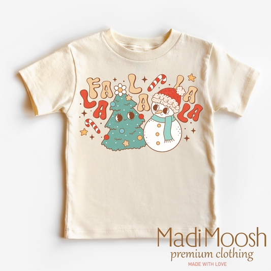 Fa La La La La Christmas Shirt Christmas Tee Madi Moosh