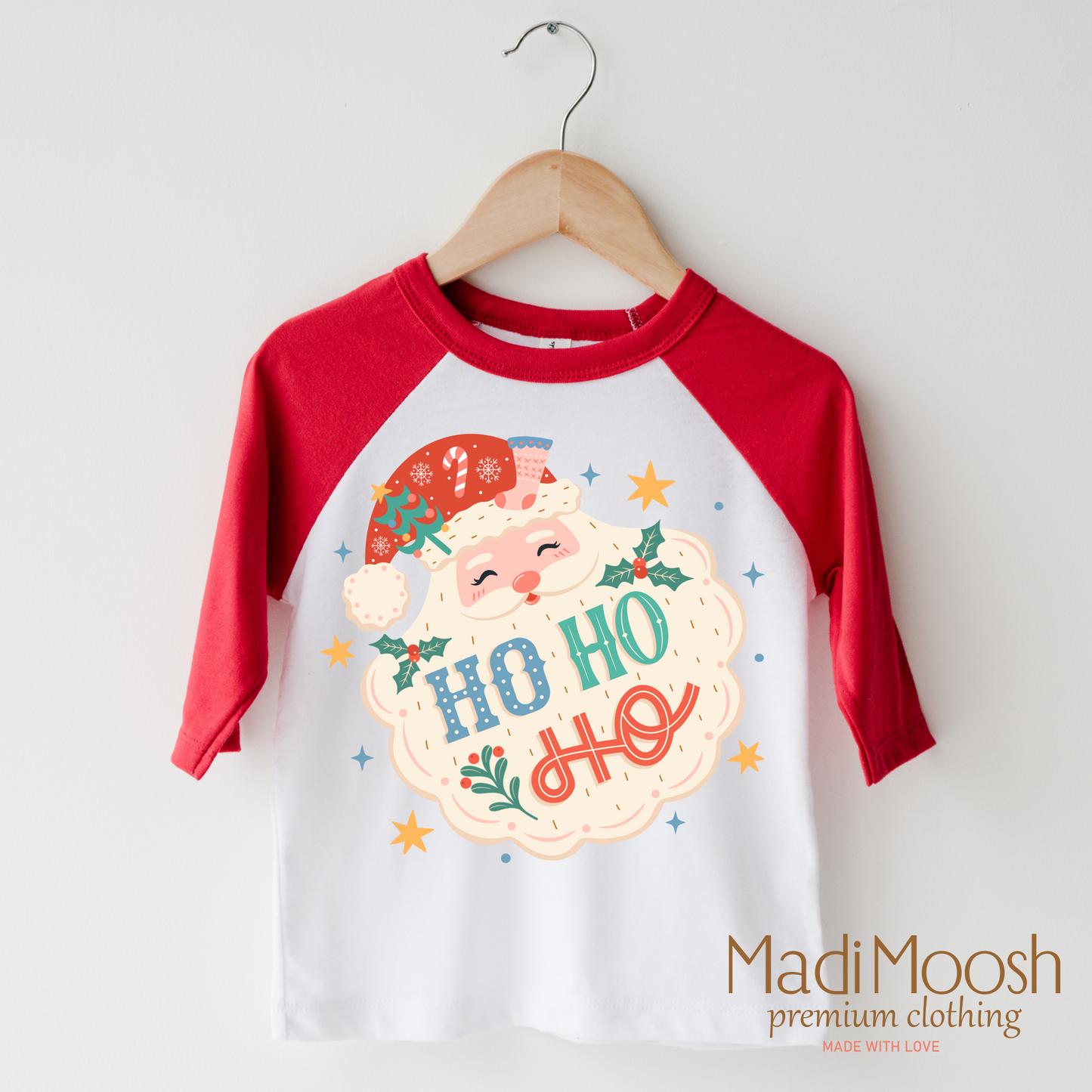 Ho Ho Ho Santa Shirt Christmas Shirt Madi Moosh