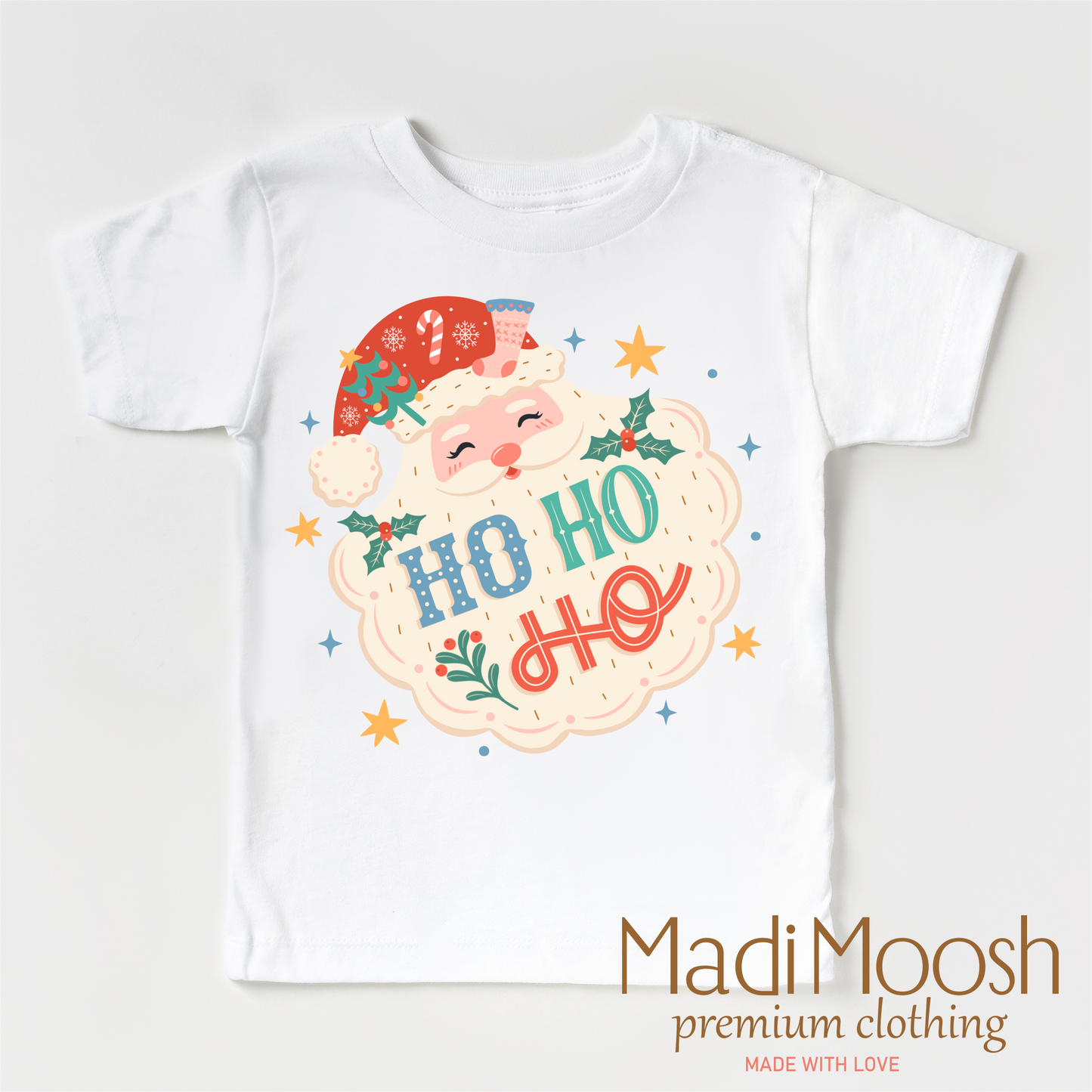 Ho Ho Ho Santa Shirt Christmas Shirt Madi Moosh