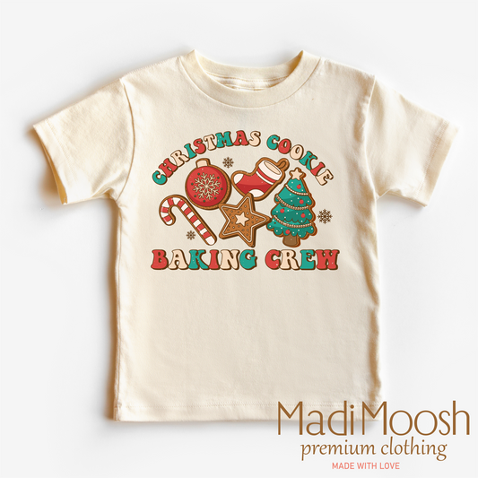 Christmas Baking Crew Comfortable Shirt Christmas Cookie Crew Tee Madi Moosh