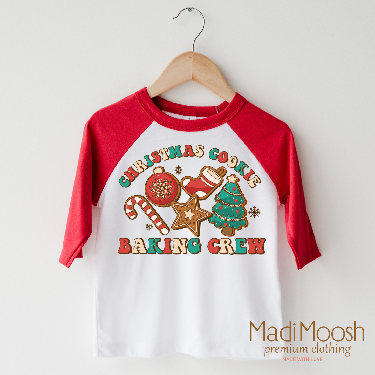 Christmas Baking Crew Comfortable Shirt Christmas Cookie Crew Tee Madi Moosh