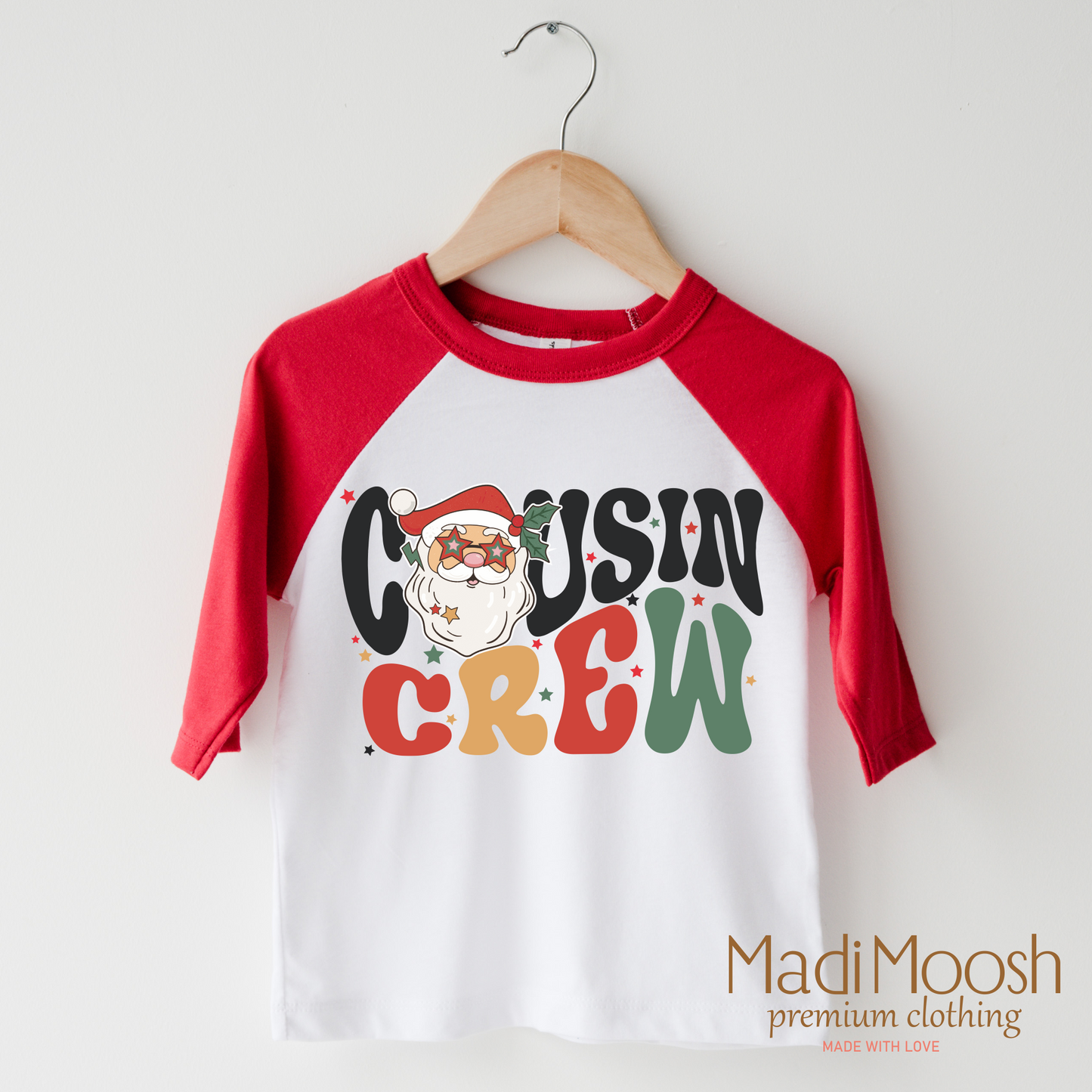 Christmas Cousin Crew Comfortable Christmas Tee Bella Canvas