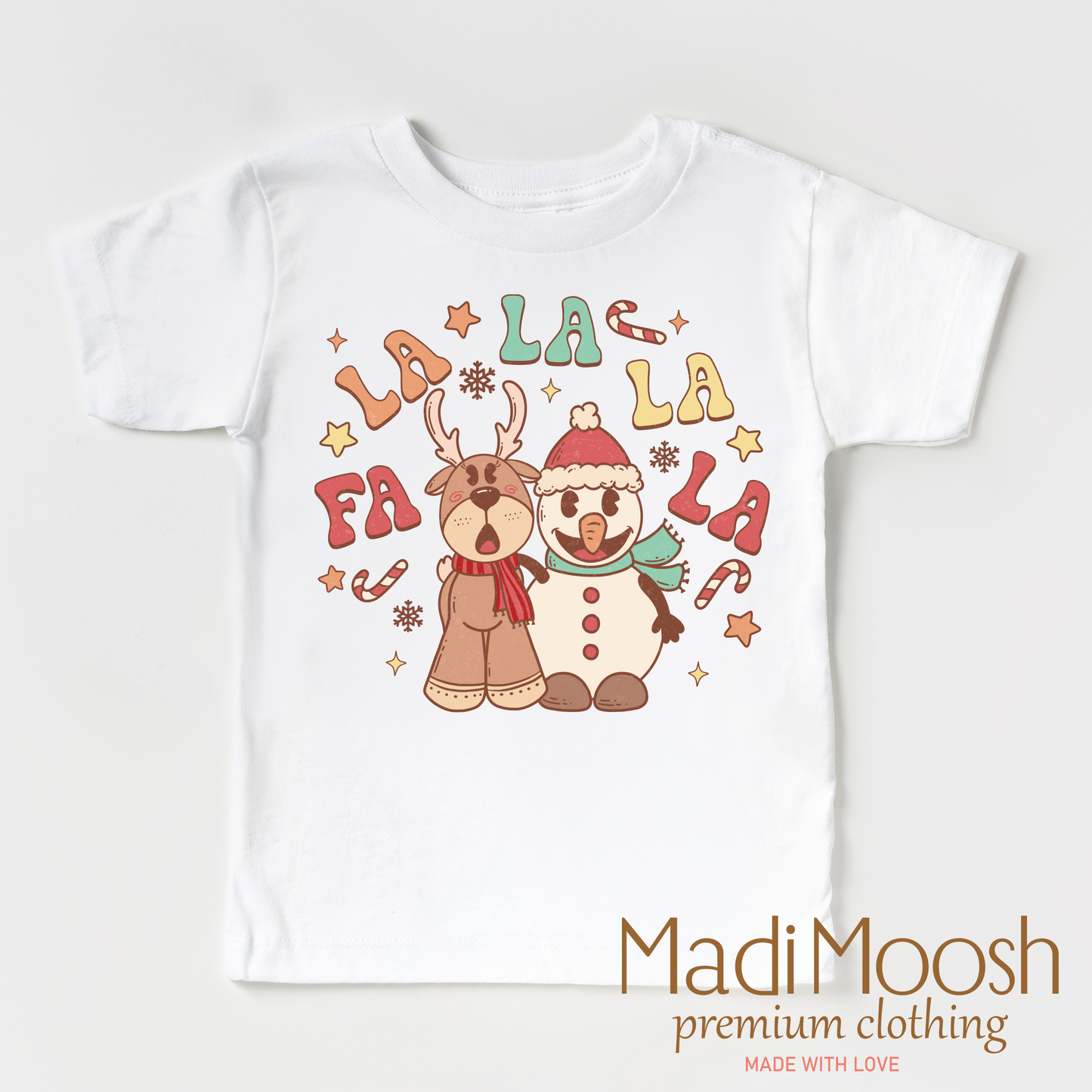 Fa la la la Christmas Cute Shirt Bella Canvas Tee