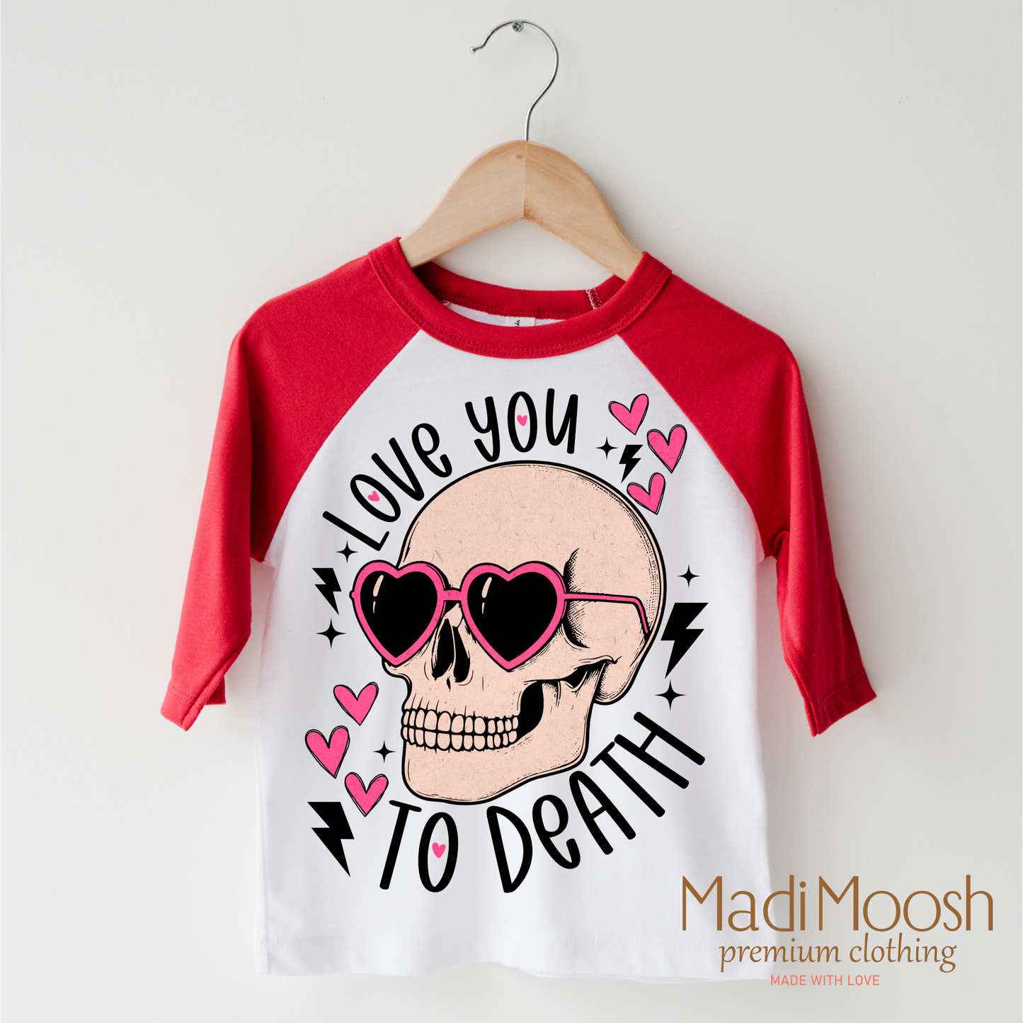 I Love You Too Death Valentine Shirt - Skull Valentine Tee