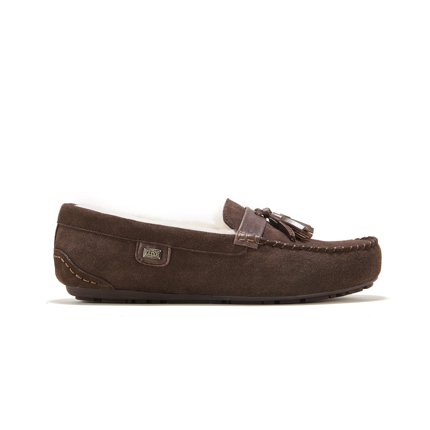 Mens Sheepskin Lined Moccasin Loafer Hamilton