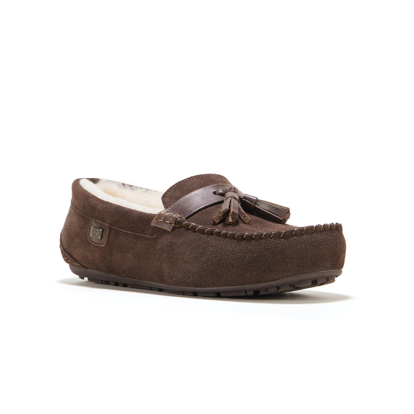 Mens Sheepskin Lined Moccasin Loafer Hamilton
