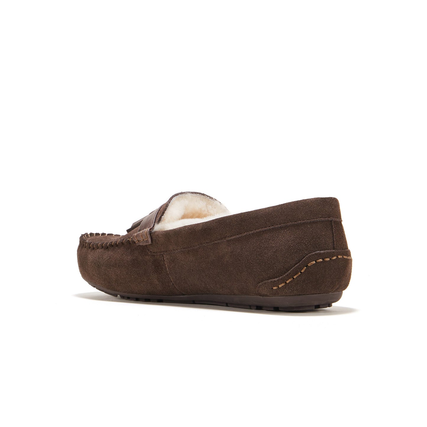 Mens Sheepskin Lined Moccasin Loafer Hamilton