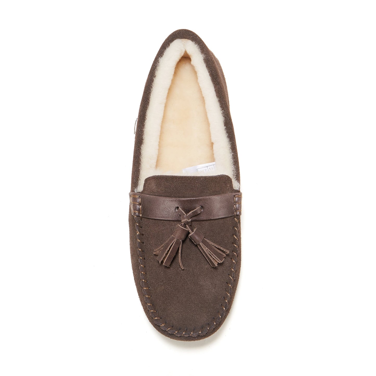 Mens Sheepskin Lined Moccasin Loafer Hamilton