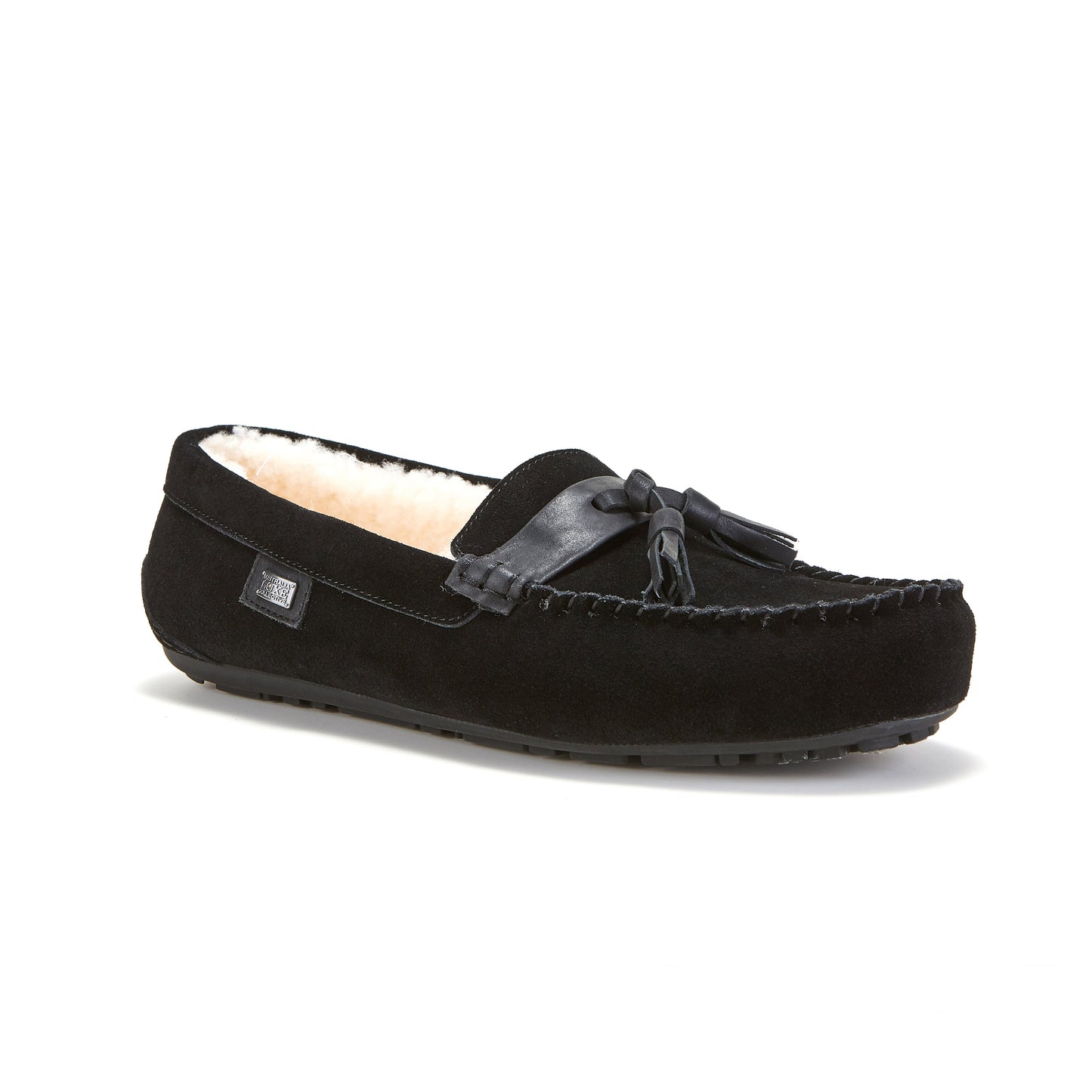 Mens Hamilton Black Moccasin Loungewear Loafer Australia Luxe Collective