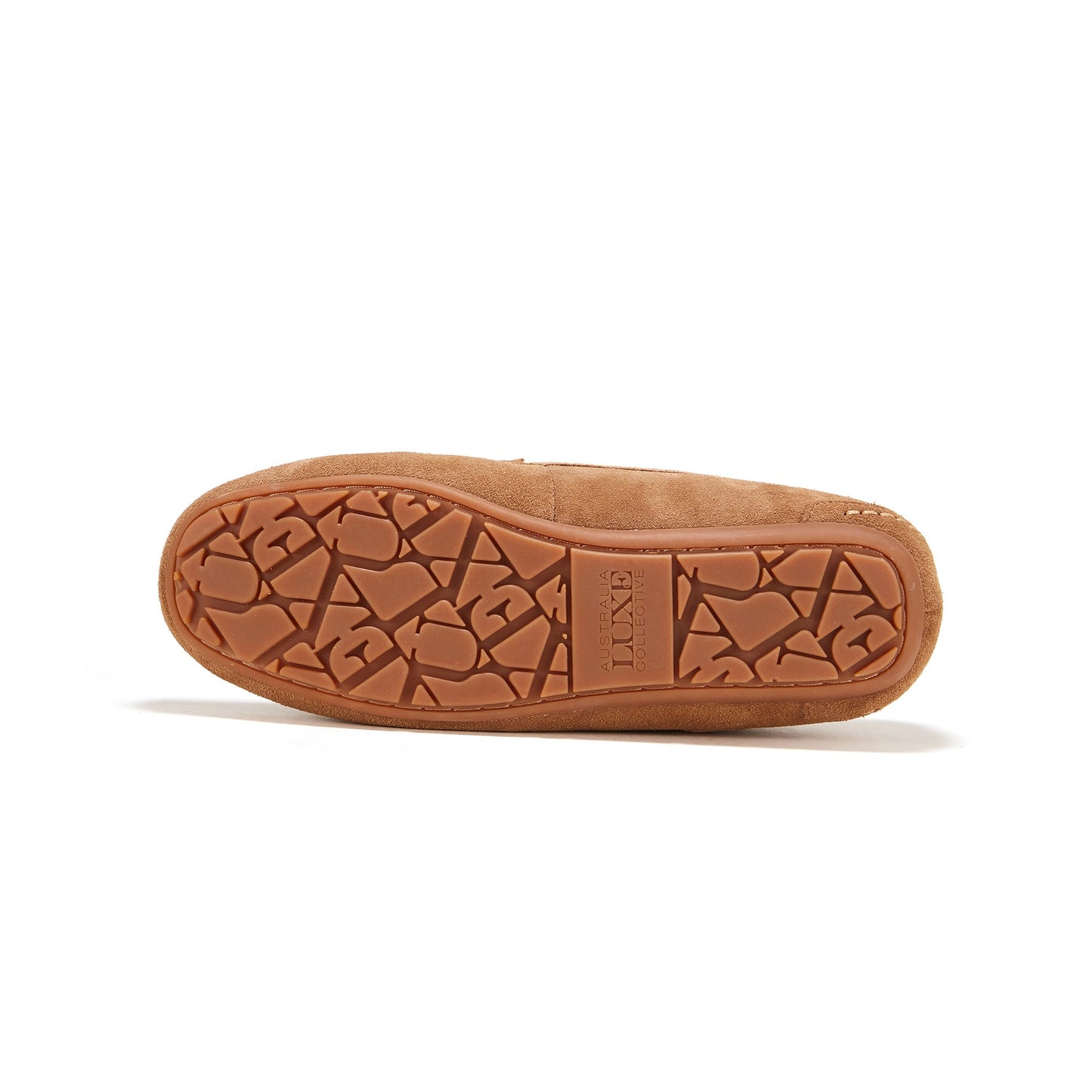 Chestnut Soft Rubber Sole Mens Moccasin Loungewear Loafer Hamilton