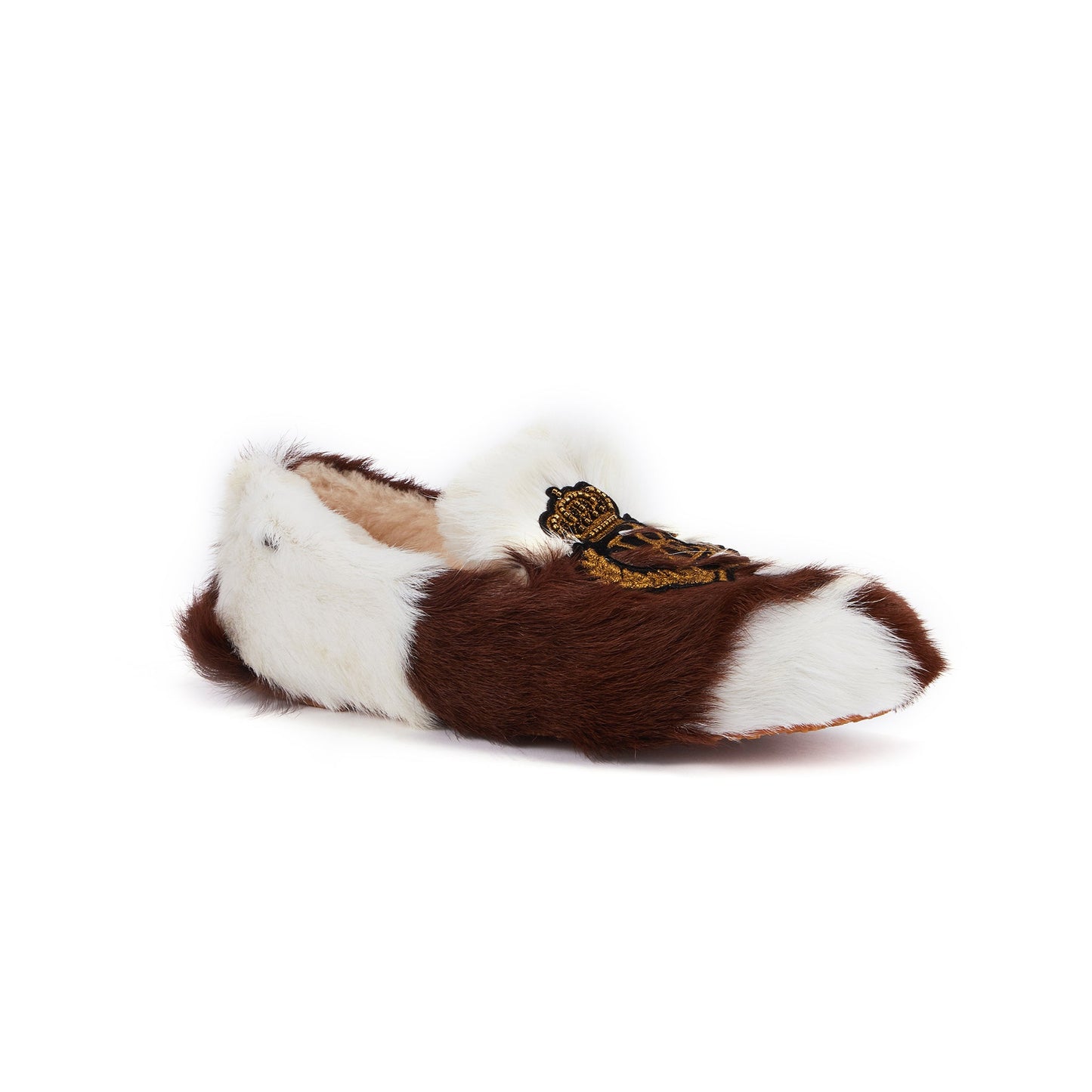 Mens Goat Fur Moccasin Slipper Harry Wolf Australia Luxe Collective