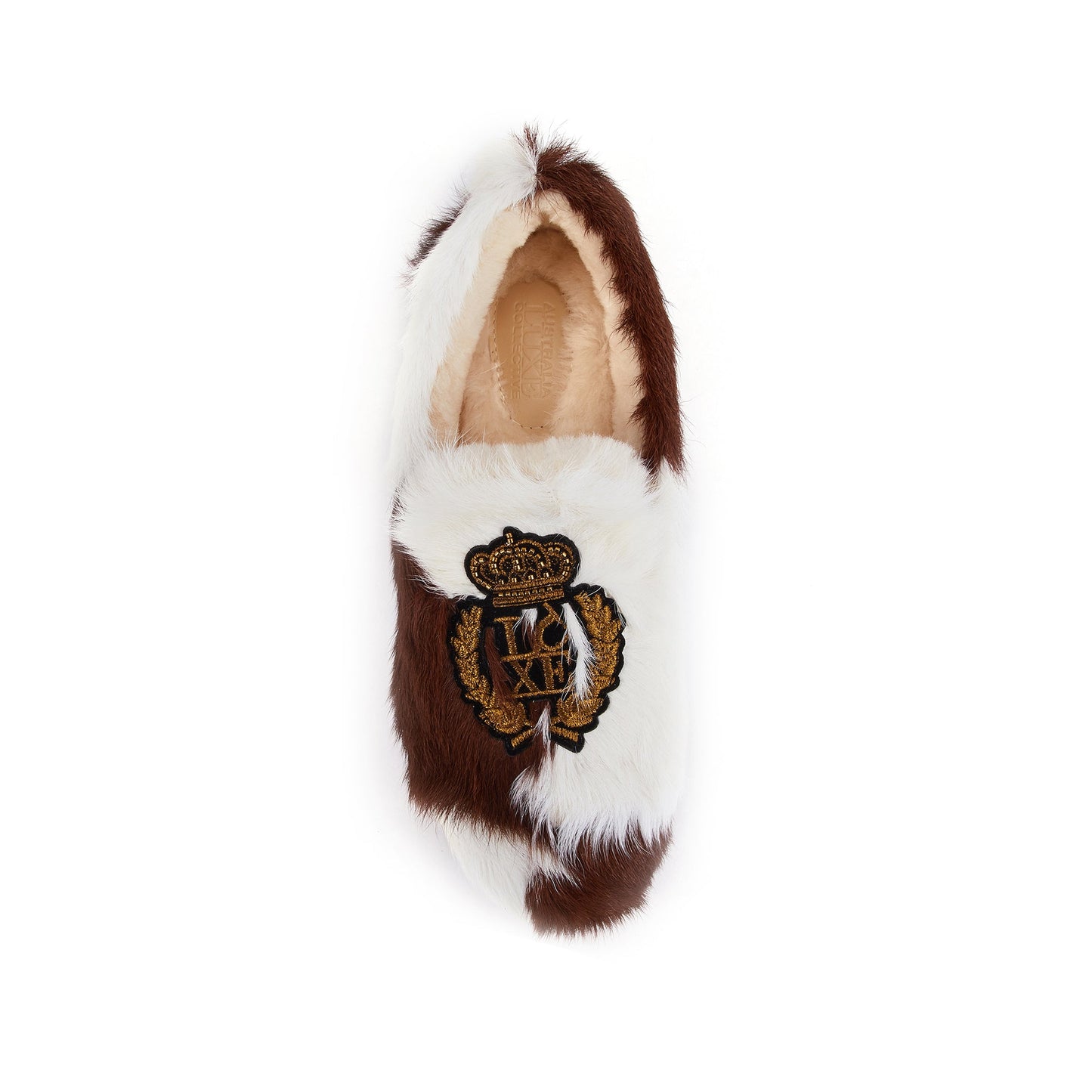 Mens Goat Fur Moccasin Slipper Harry Wolf Australia Luxe Collective