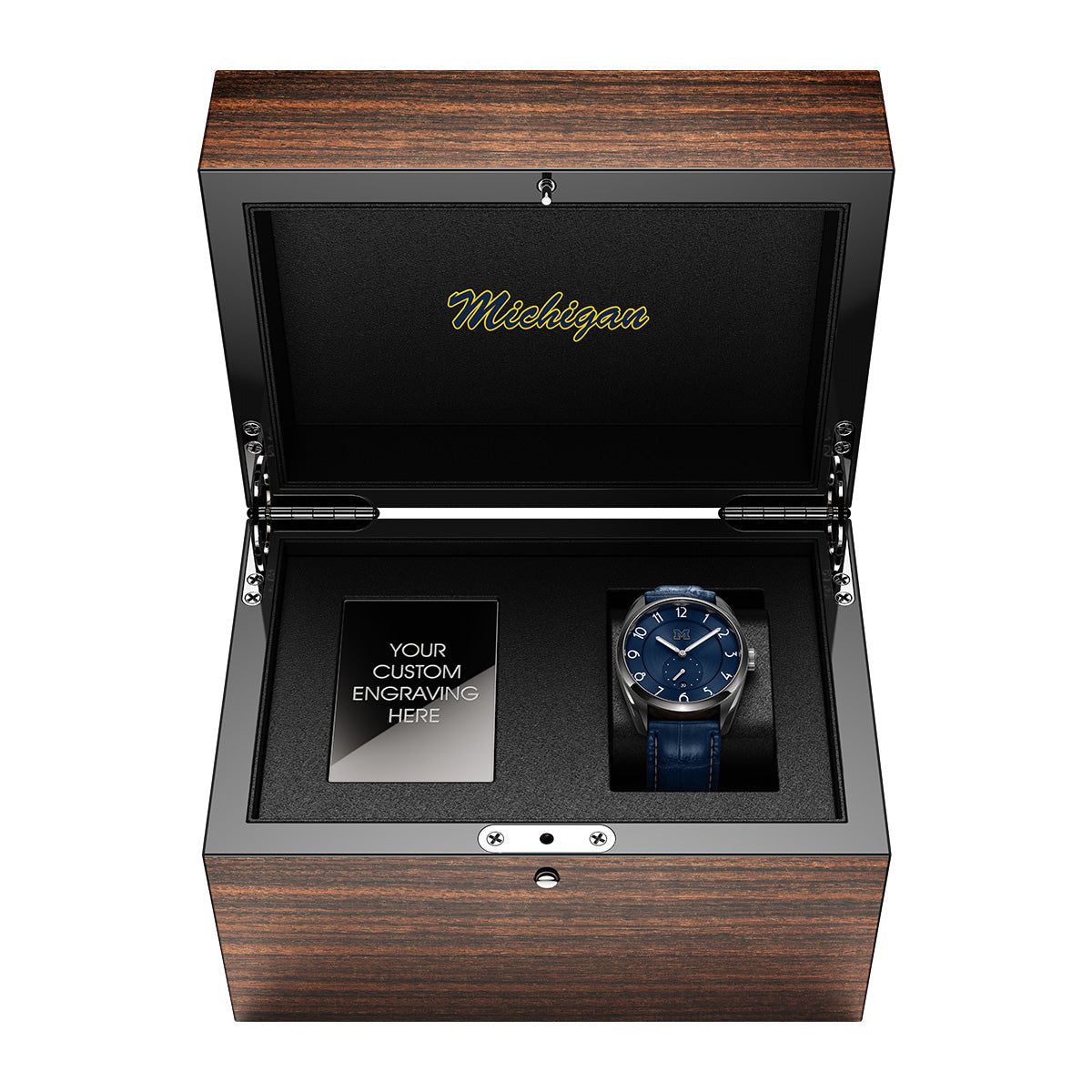 University of Michigan Timepiece Display Box (Watch Sold Seperately)
