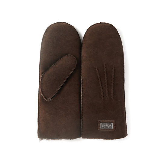 Suede Sheepskin Winter Mittens MITTS SUEDE BEVA