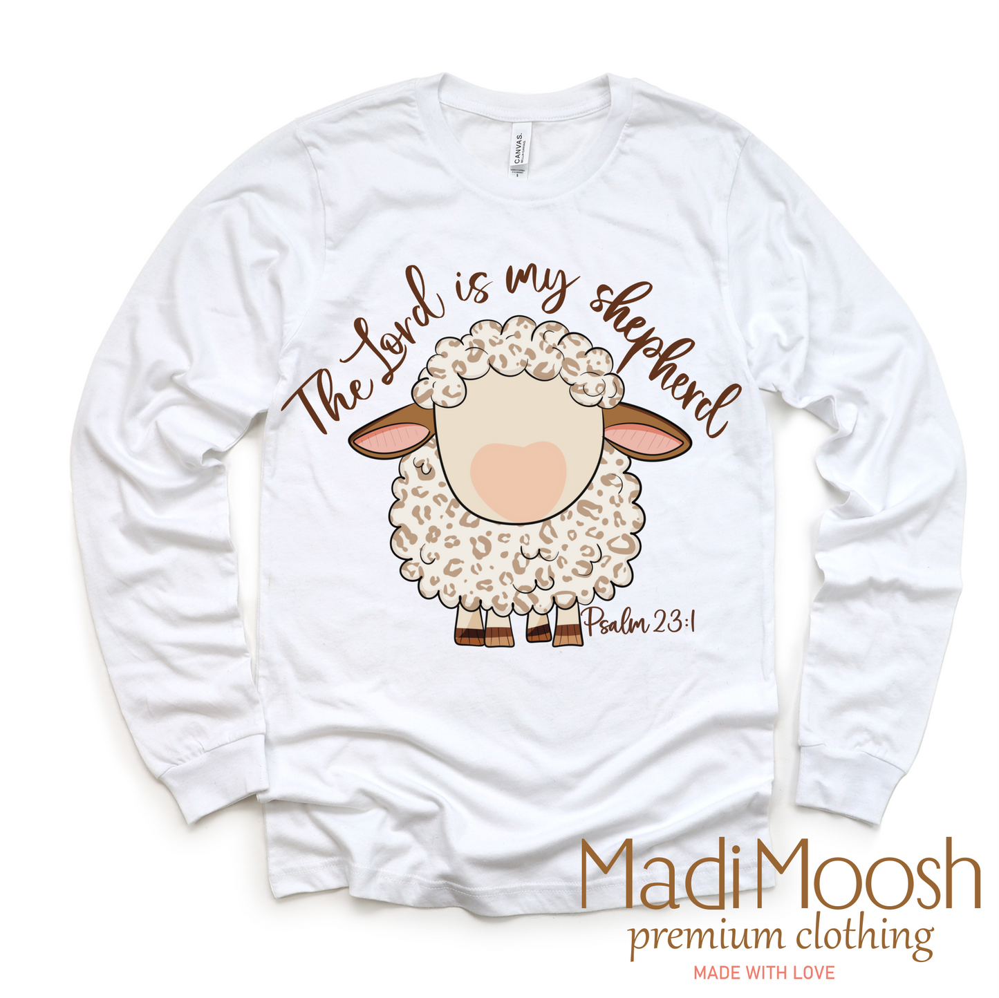 The Lord Is My Shepard Psalm 23:1 Shirt - Kids Easter Tee